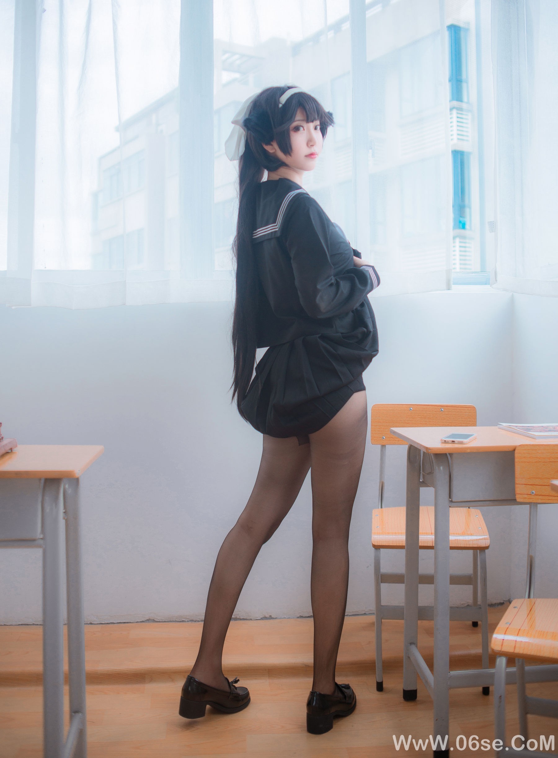 图片[29]-人气Coser黑川 獒犬制服[30P]-六色网