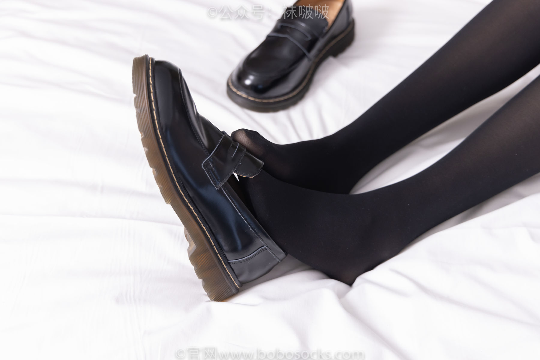 图片[56]-BoBoSocks袜啵啵 No.060 小甜豆-JK制服、皮鞋、厚黑丝[131P]-六色网