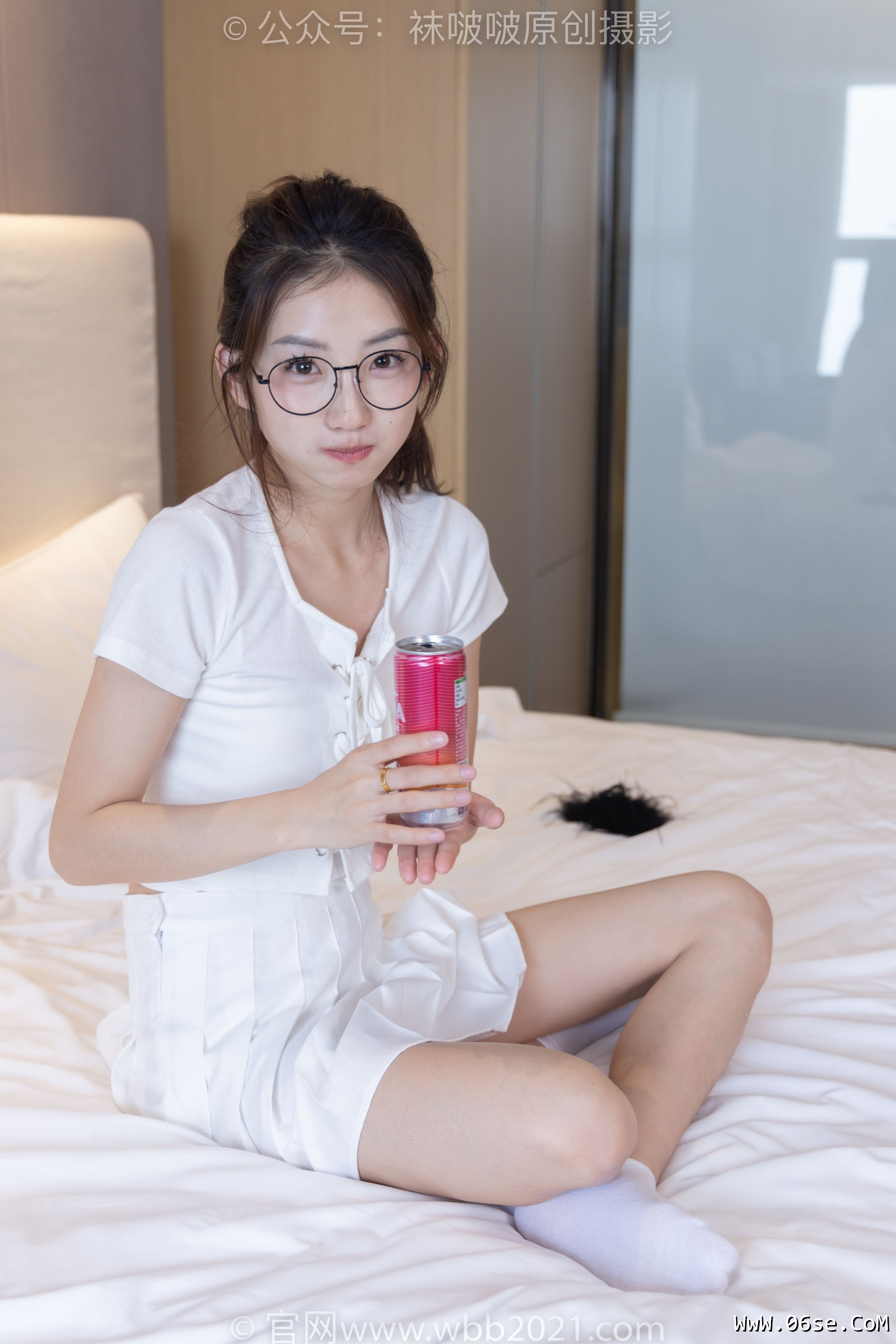 图片[55]-BoBoSocks袜啵啵 No.258 小沫 -贝壳头板鞋、白棉袜[148P]-六色网
