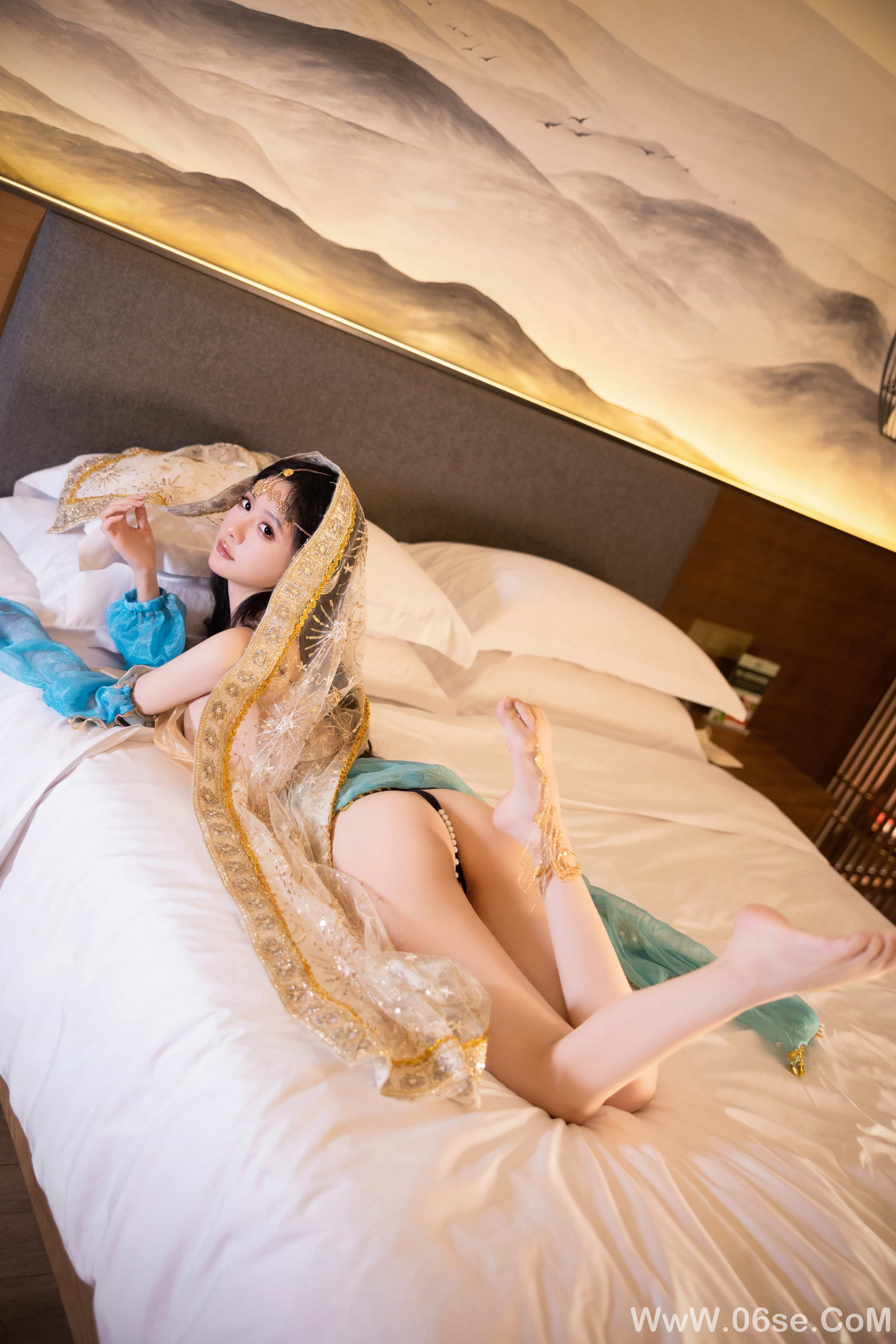 图片[76]-谢小蒽(幼幼) – 西域舞娘写真[92P]-六色网