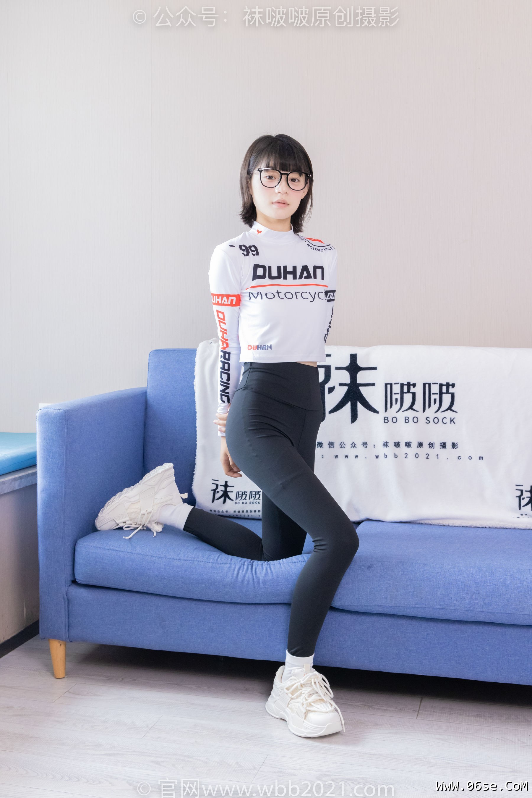 图片[53]-BoBoSocks袜啵啵 No.410 糯米 -运动鞋、白棉袜、肉丝、瑜伽裤裤里丝[145P]-六色网
