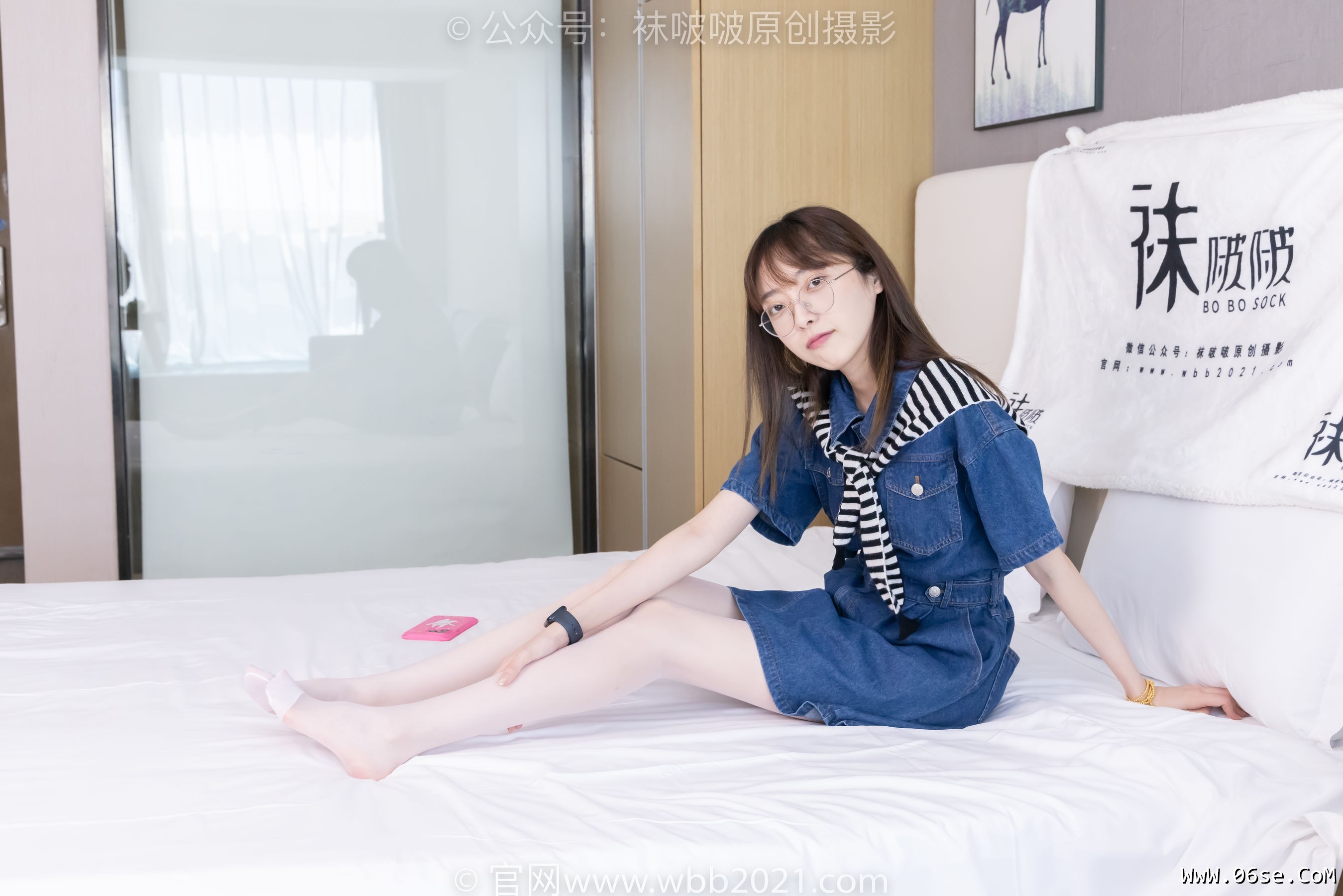图片[102]-BoBoSocks袜啵啵 No.435 稚予 -板鞋、运动鞋、白丝、肉丝[150P]-六色网