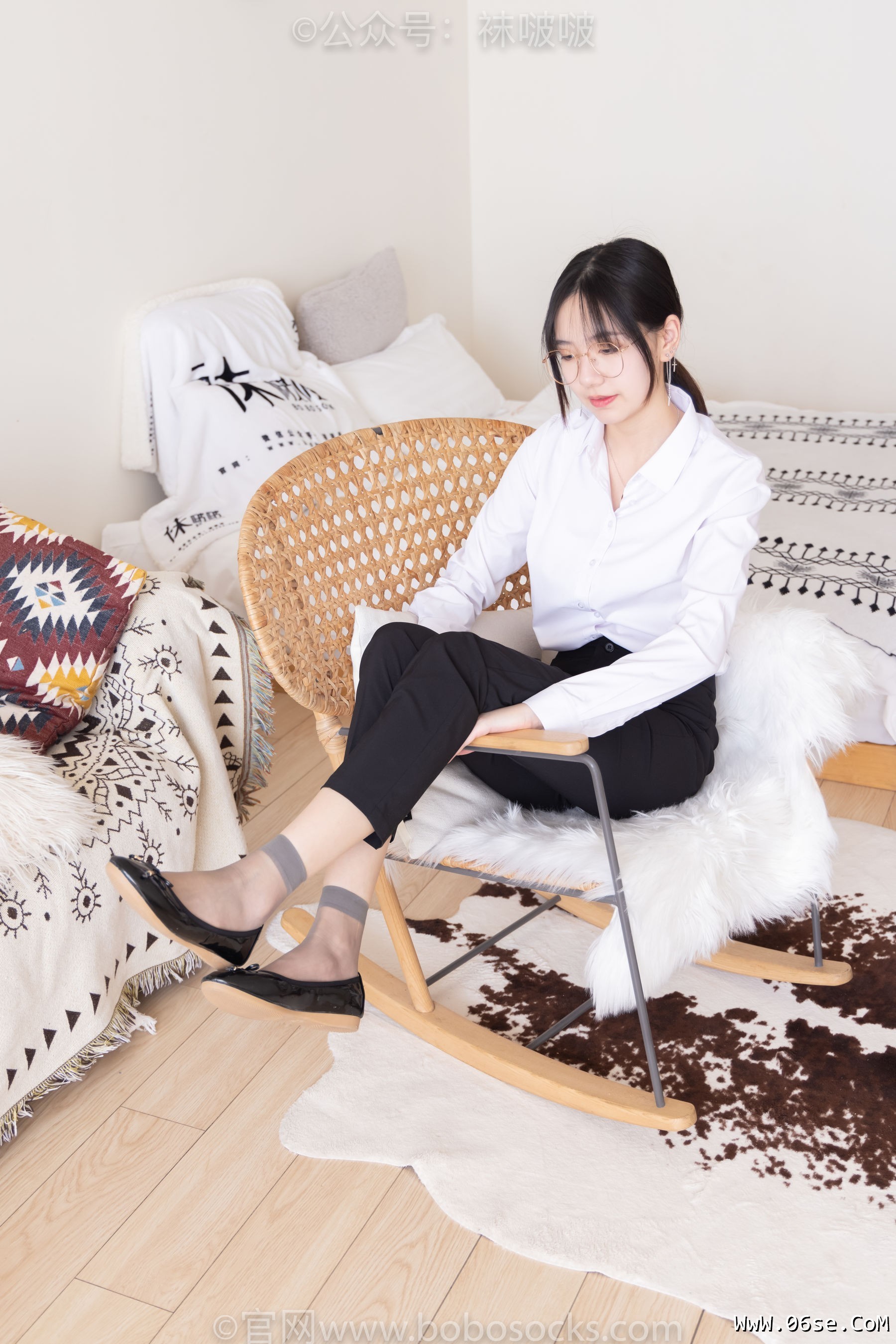 图片[27]-BoBoSocks袜啵啵 No.085 小甜豆-平底鞋、短灰丝、短肉丝[140P]-六色网