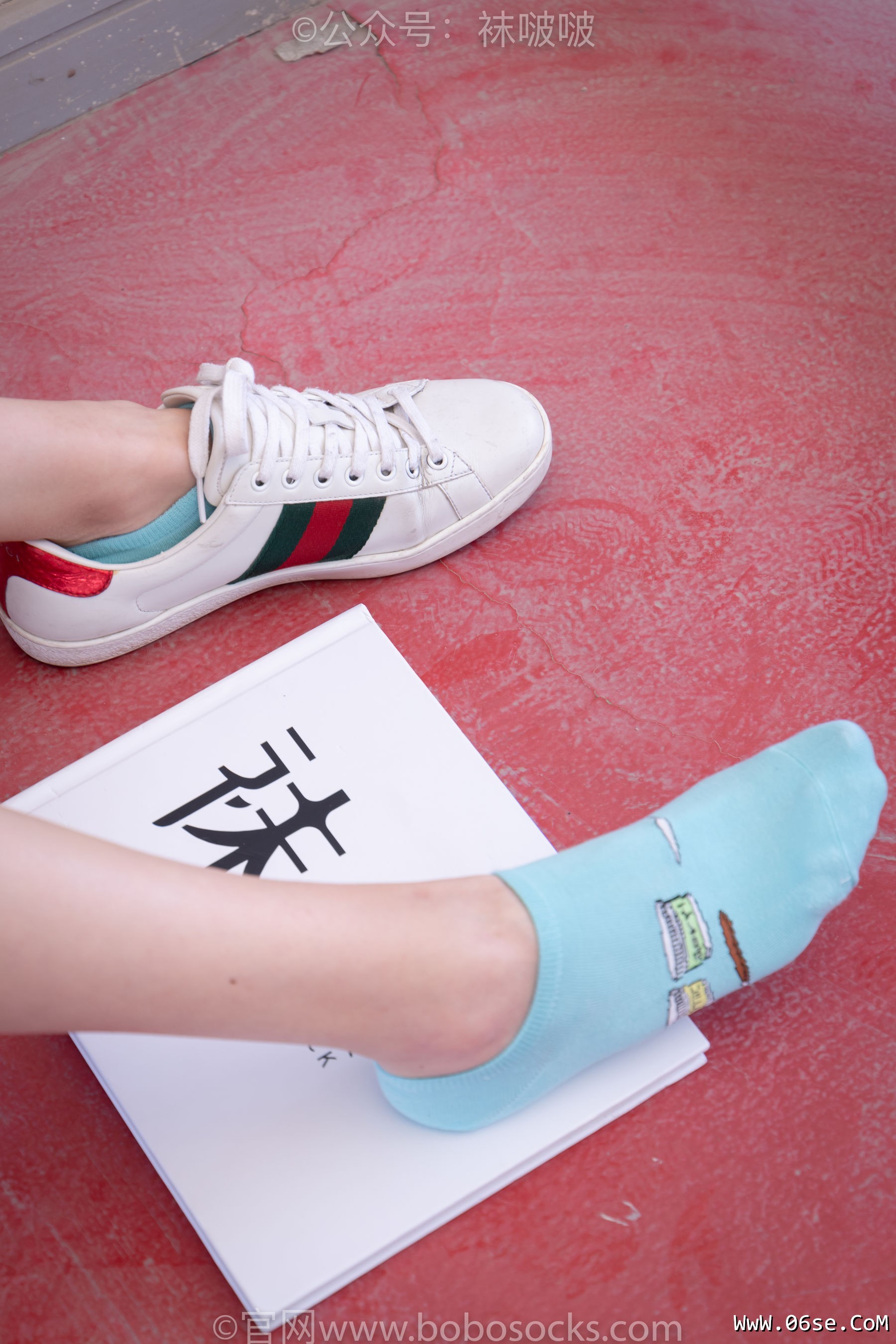 图片[38]-BoBoSocks袜啵啵 积分限定作品006 泡芙-板鞋、天蓝色短棉袜、裸足[138P]-六色网