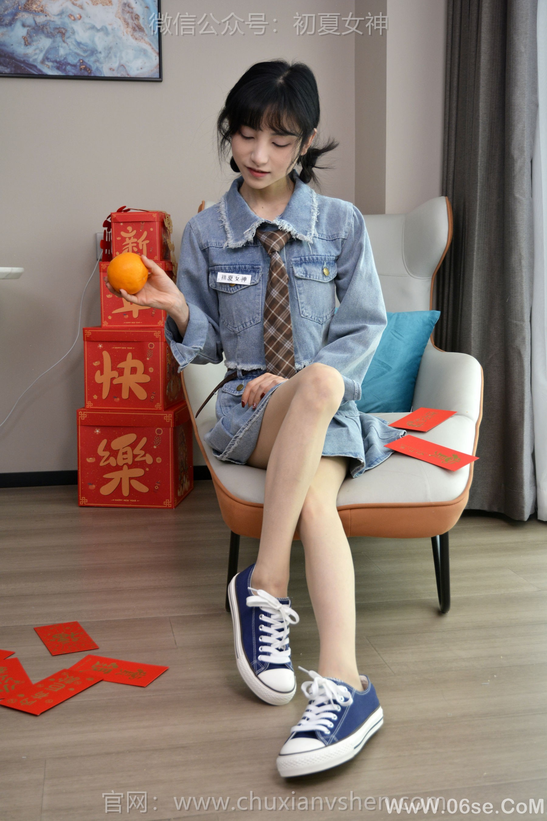图片[108]-初夏女神 No.247 柒柒 浪漫牛仔[140P]-六色网
