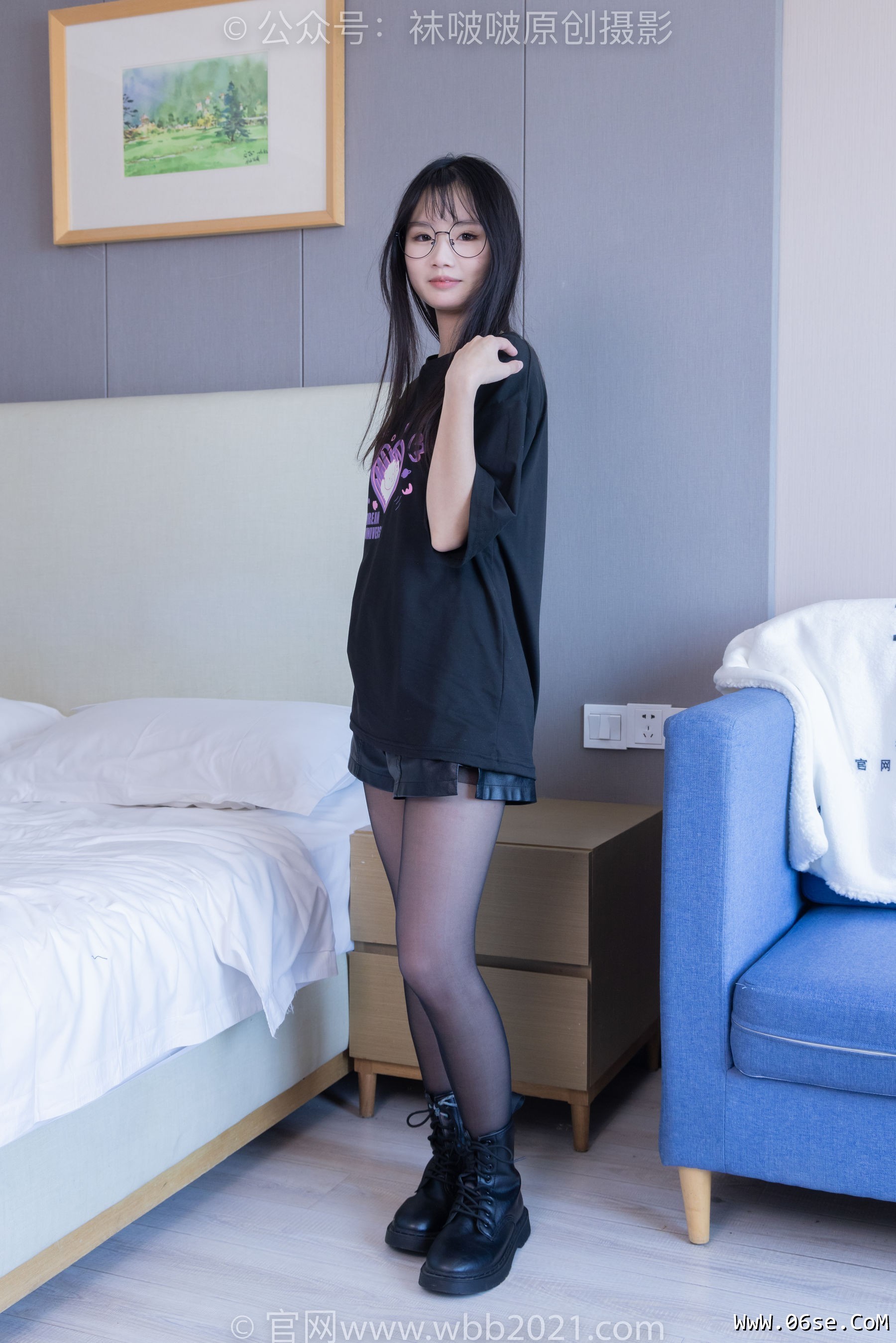 图片[96]-BoBoSocks袜啵啵 No.406 甜甜圈 -马丁靴、黑丝[150P]-六色网