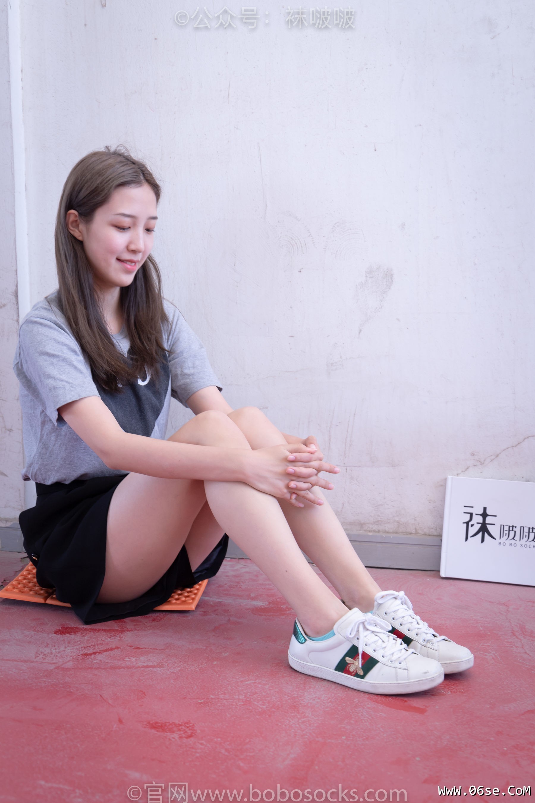 图片[26]-BoBoSocks袜啵啵 积分限定作品006 泡芙-板鞋、天蓝色短棉袜、裸足[138P]-六色网