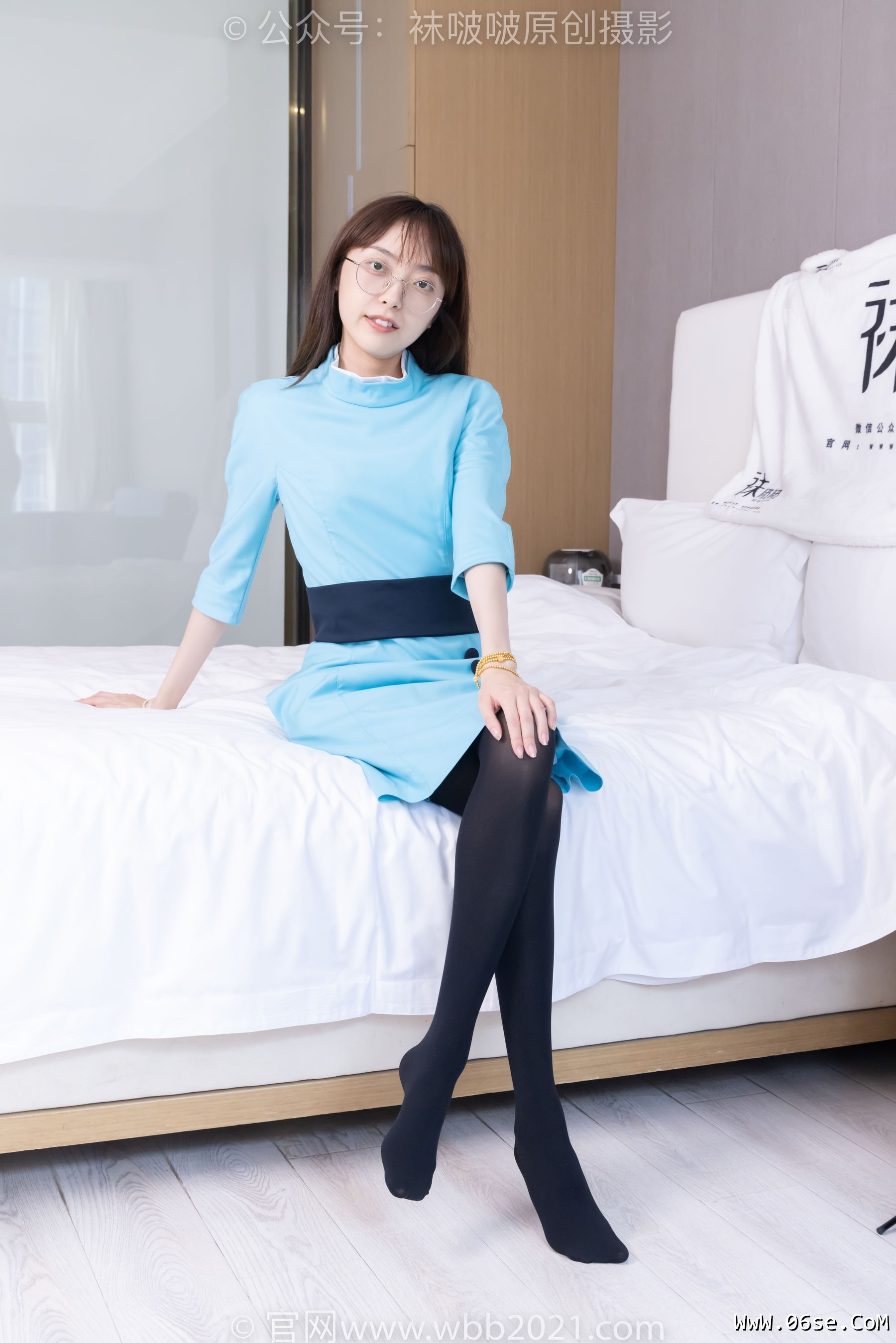 图片[54]-BoBoSocks袜啵啵 No.440 稚予 -高跟鞋、厚黑丝、空姐制服[200P]-六色网