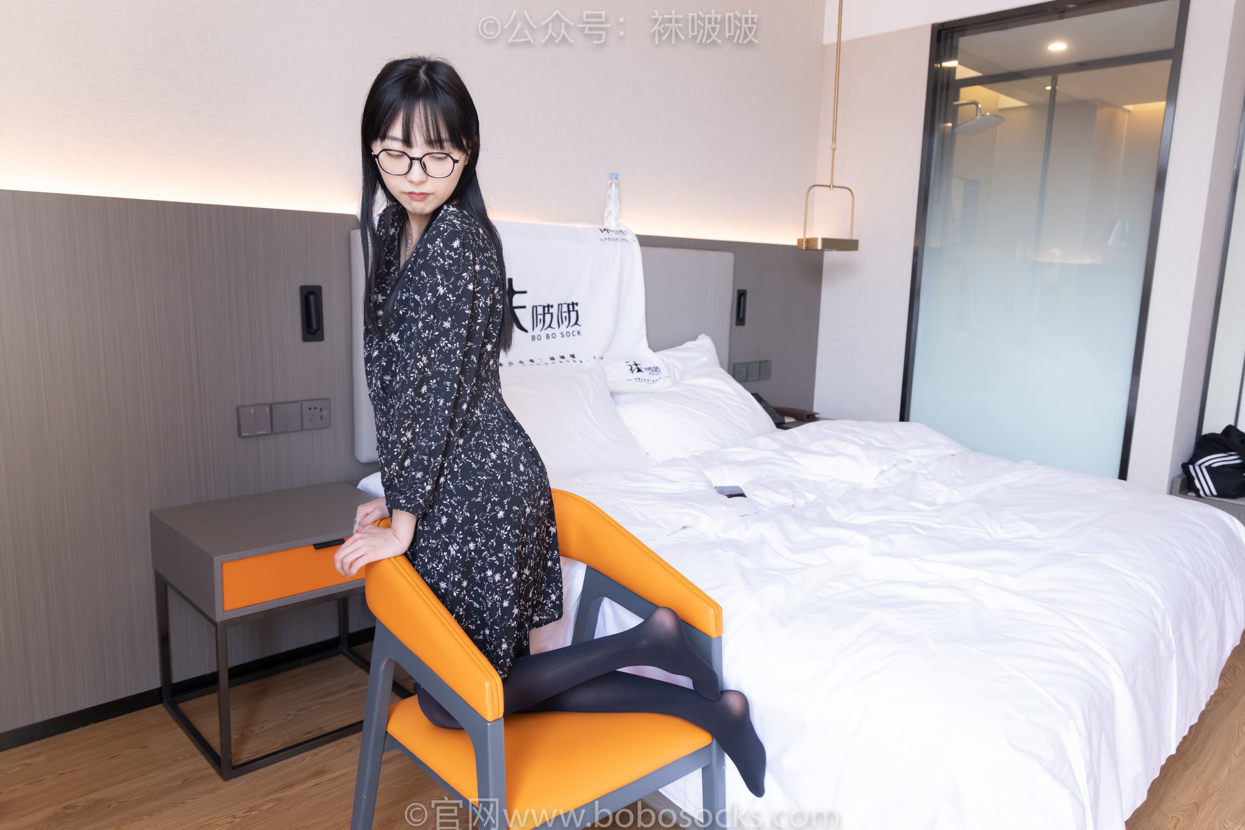 图片[133]-BoBoSocks袜啵啵 No.064 稚予-平底鞋、厚黑丝[137P]-六色网