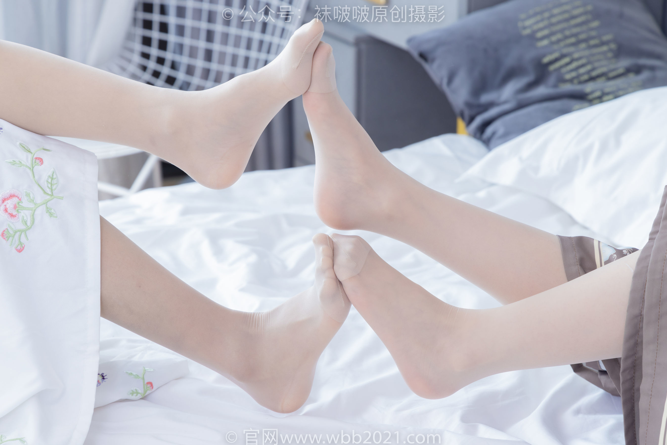 图片[54]-BoBoSocks袜啵啵 No.400 奶油&甜甜圈 -两双高跟鞋、白棉袜、肉丝[158P]-六色网