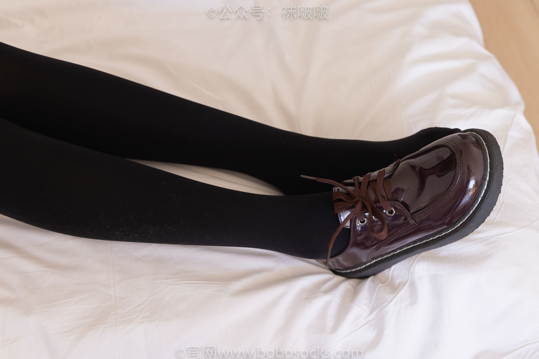 图片[33]-BoBoSocks袜啵啵 No.053 小甜豆-皮鞋、厚黑丝、黑色蕾丝船袜[140P]-六色网