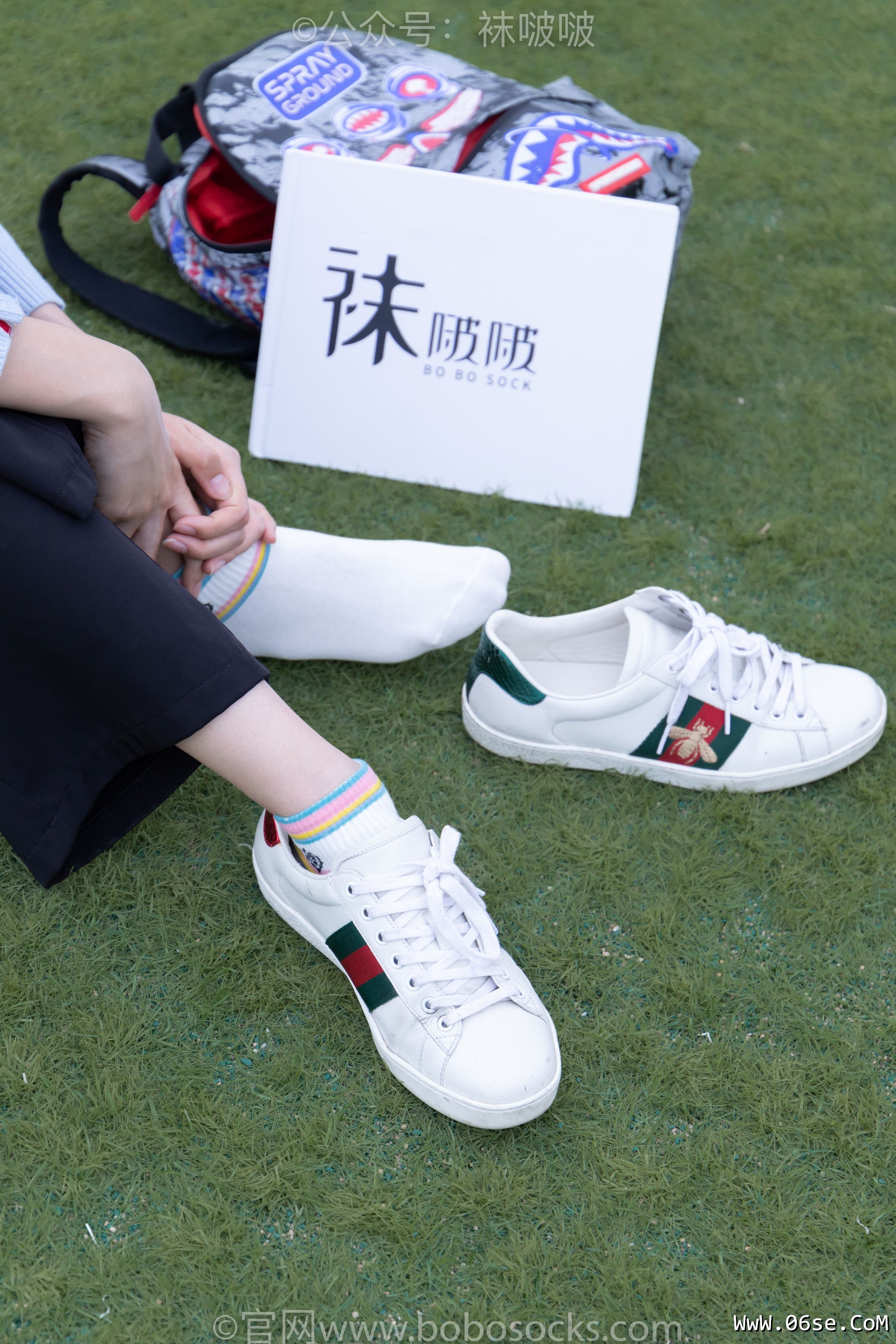 图片[25]-BoBoSocks袜啵啵 No.021 泡芙-板鞋、白棉袜、裸足[131P]-六色网