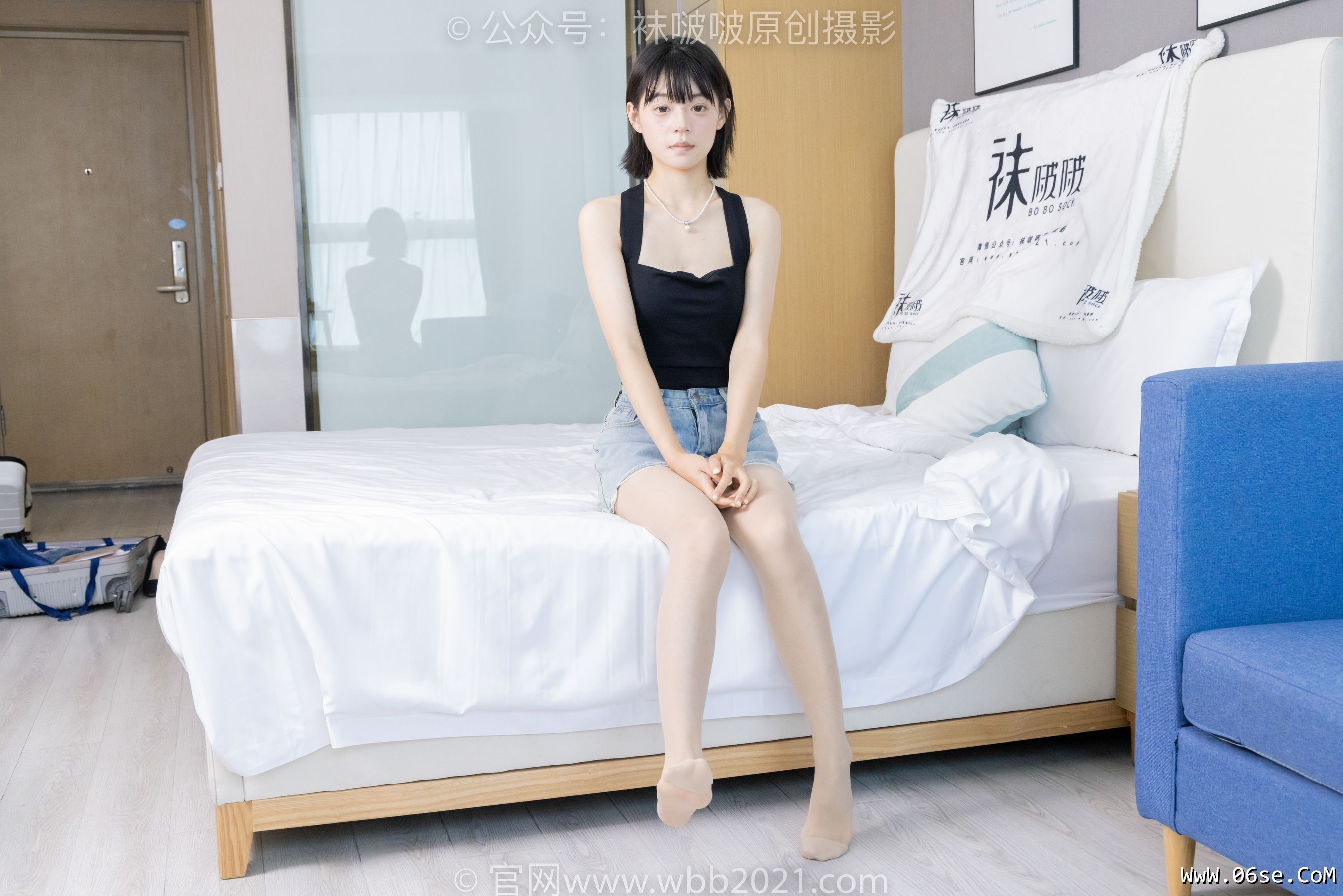 图片[42]-BoBoSocks袜啵啵 No.422 糯米 -长靴、白棉袜、肉丝[140P]-六色网