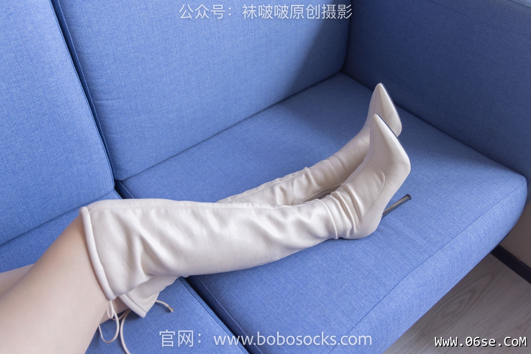 图片[121]-BoBoSocks袜啵啵 No.136 小甜豆-高跟长靴、白棉袜、裸足[200P]-六色网