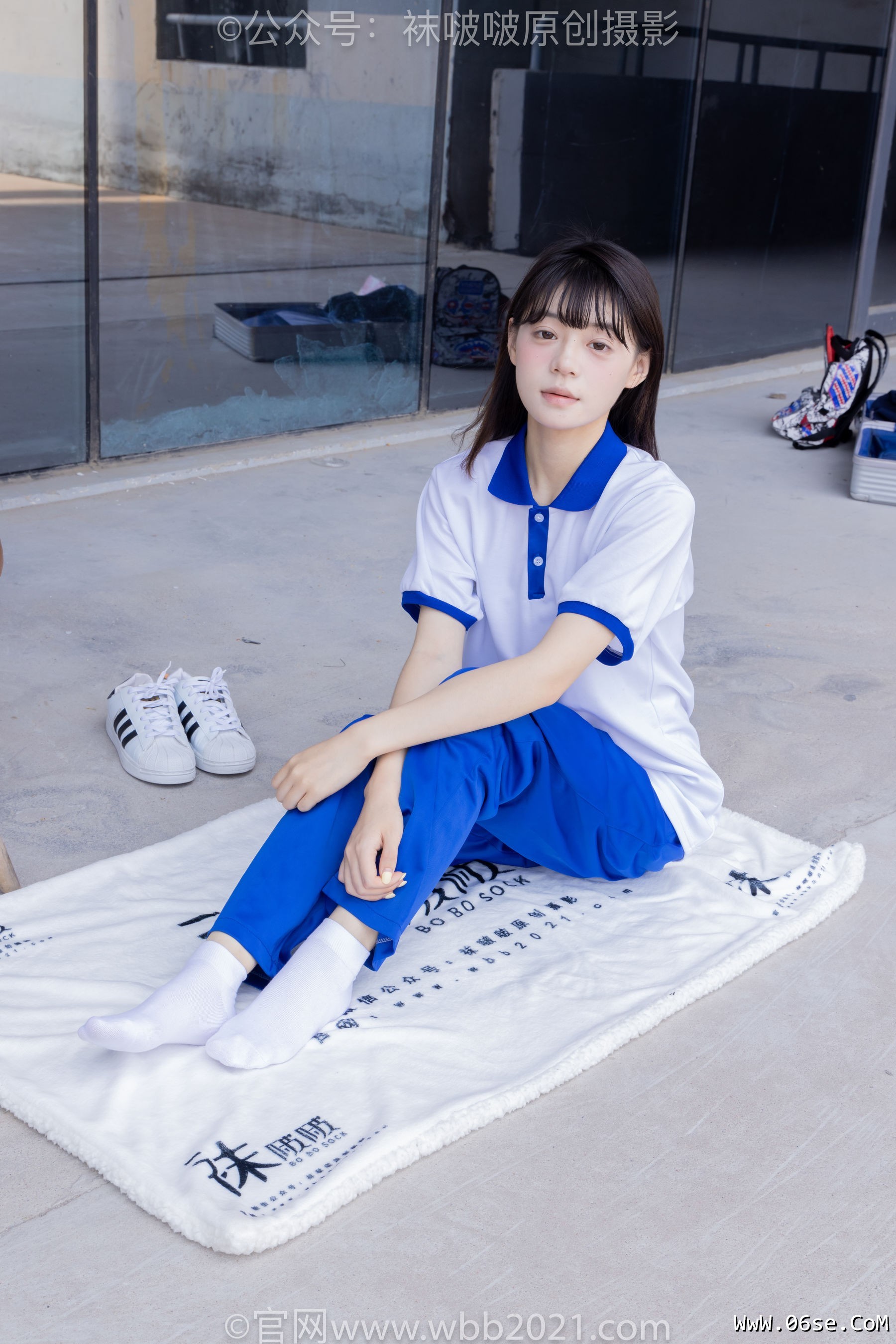 图片[135]-BoBoSocks袜啵啵 No.393 糯米 -板鞋、白棉袜、裸足、校服[150P]-六色网