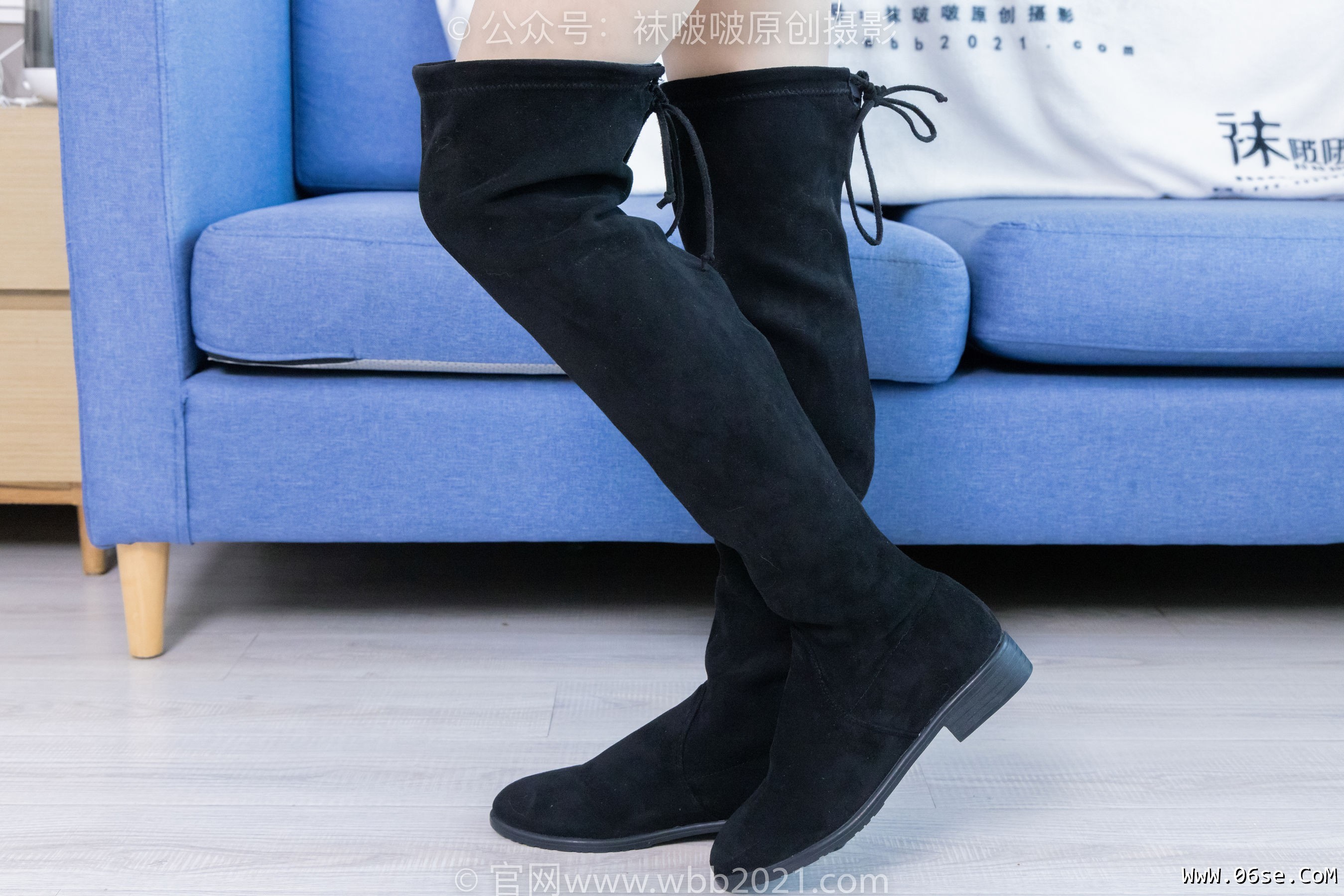 图片[130]-BoBoSocks袜啵啵 No.422 糯米 -长靴、白棉袜、肉丝[140P]-六色网