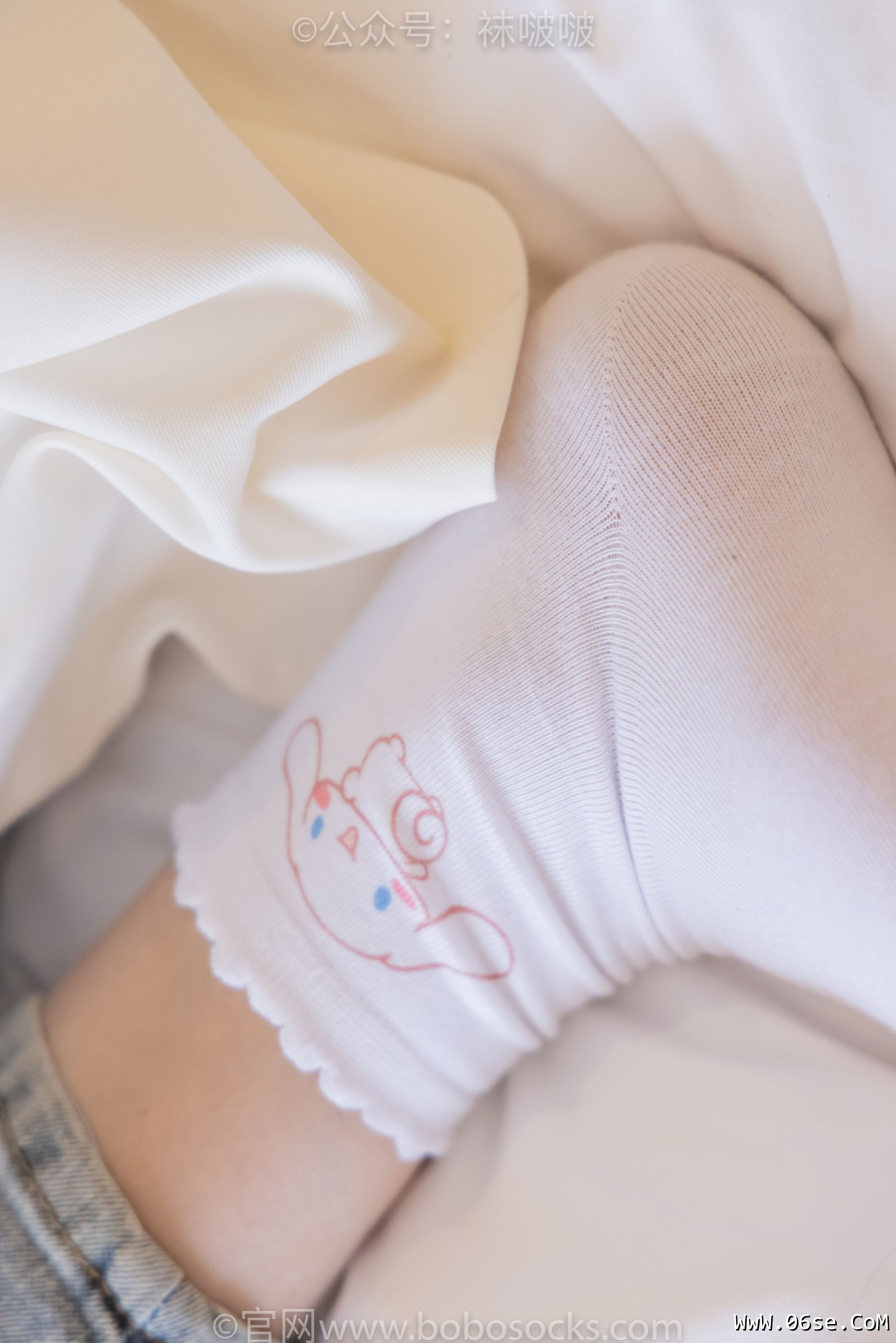 图片[131]-BoBoSocks袜啵啵 No.050 小甜豆-高跟长靴、白棉袜[175P]-六色网