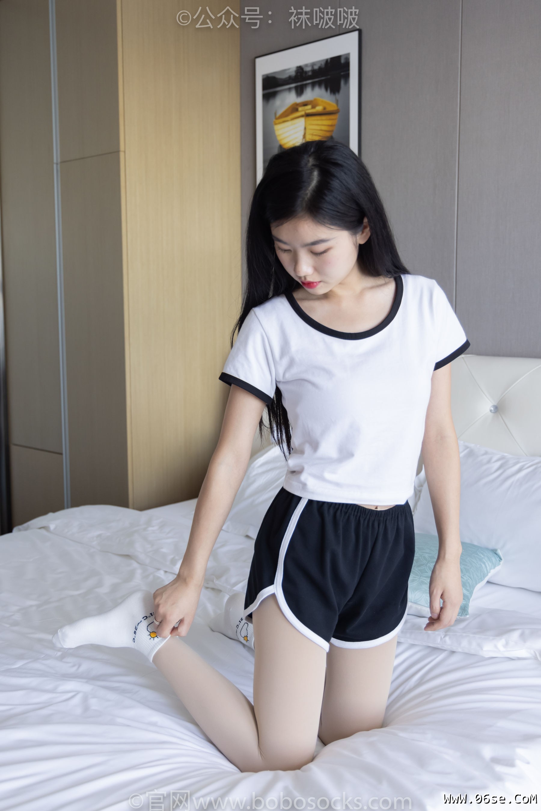图片[63]-BoBoSocks袜啵啵 No.031 小奶熊-AJ板鞋、白棉袜、厚肉丝[148P]-六色网