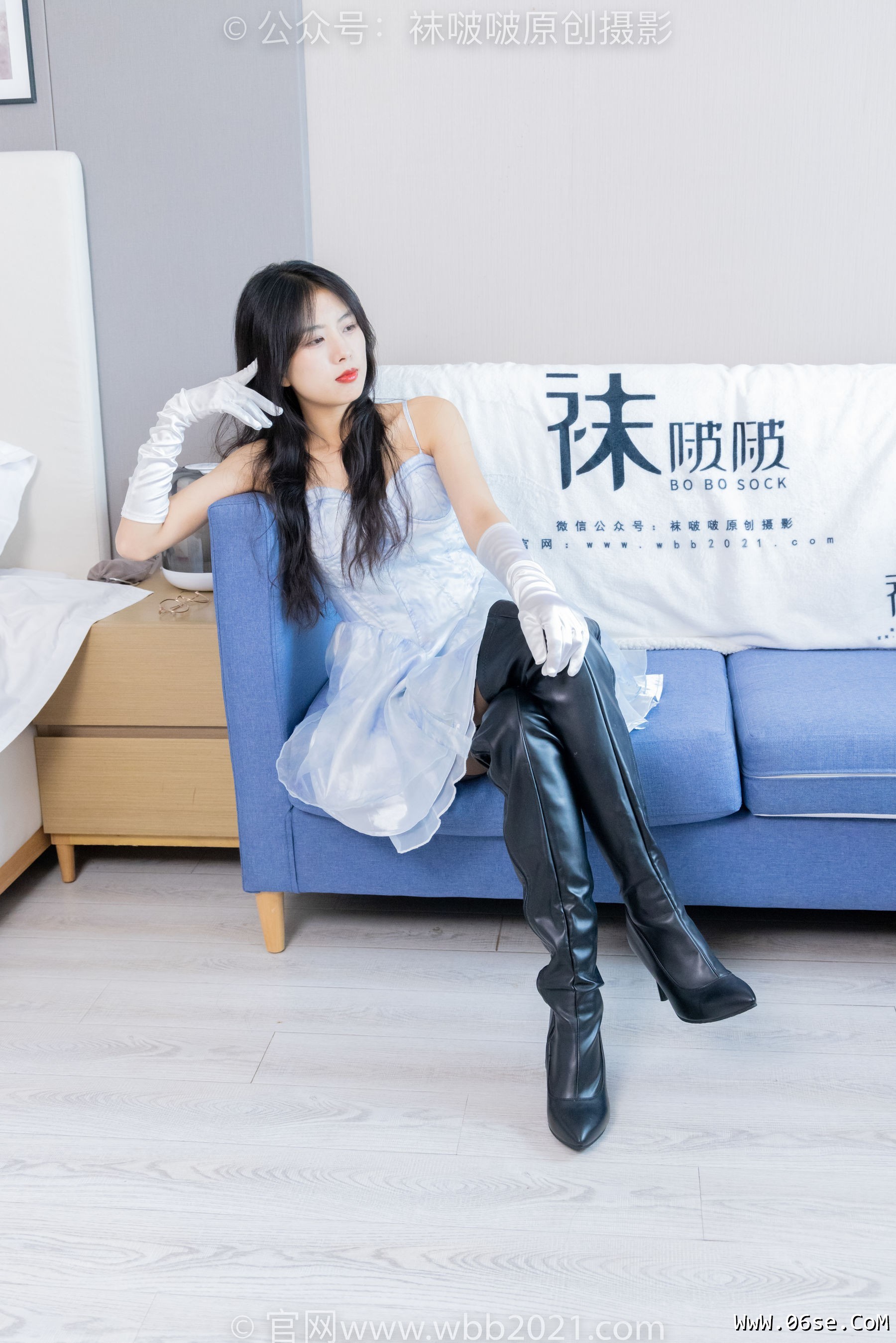 图片[99]-BoBoSocks袜啵啵 No.427 奶油 -两双长靴、黑丝[149P]-六色网