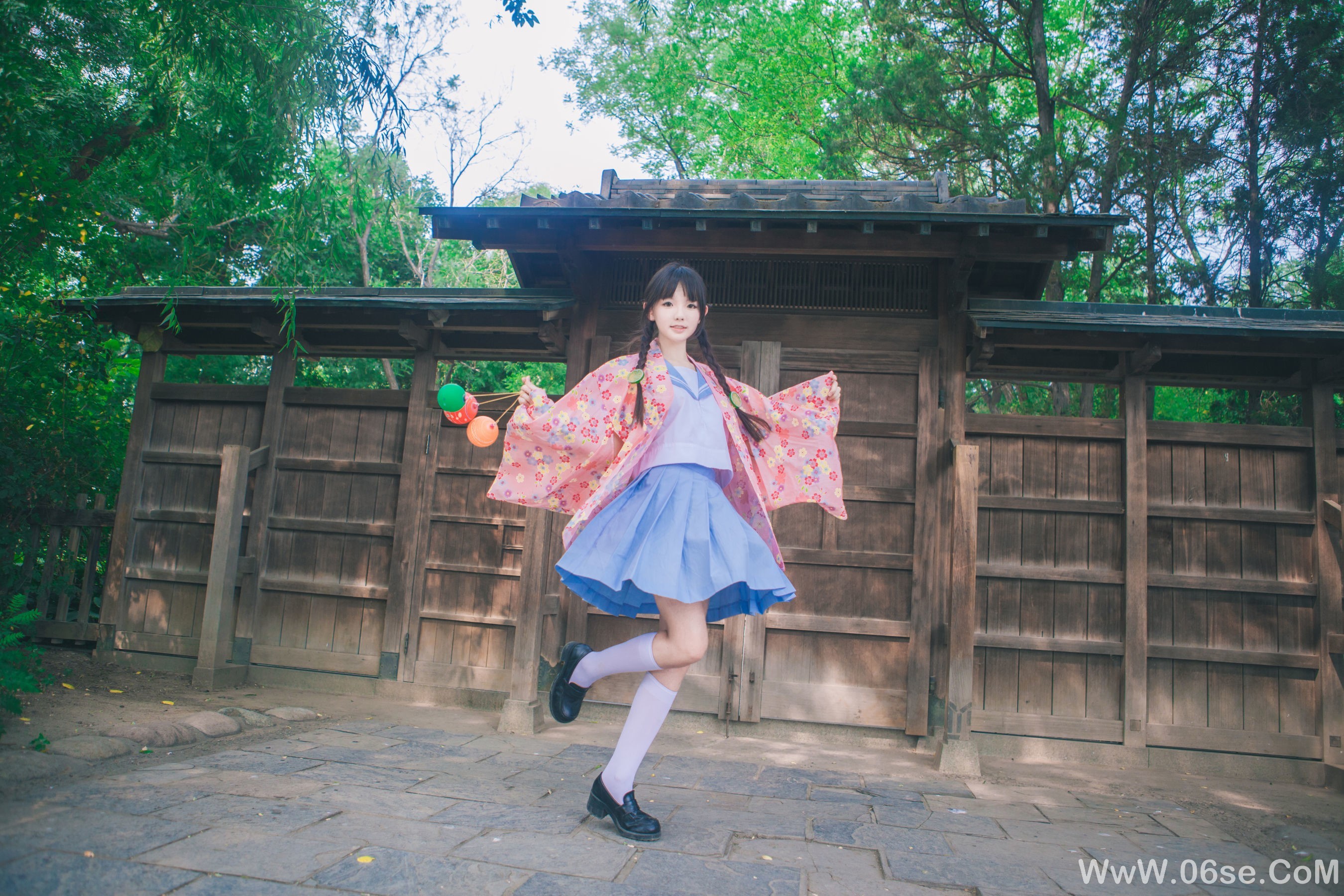 图片[14]-可爱妹妹樱群 和服[17P]-六色网