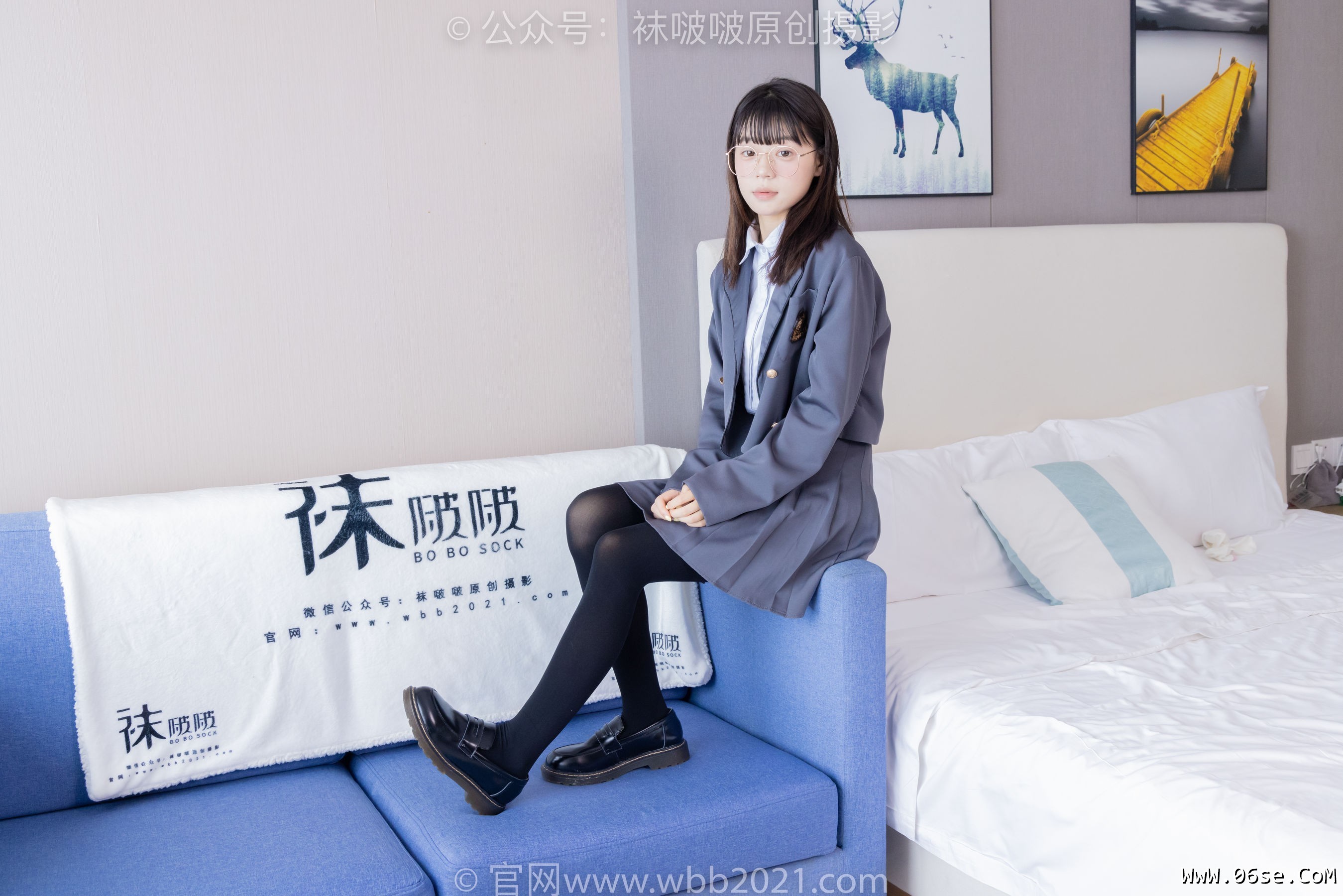 图片[65]-BoBoSocks袜啵啵 No.402 糯米 -皮鞋、厚黑丝、学院jk[140P]-六色网