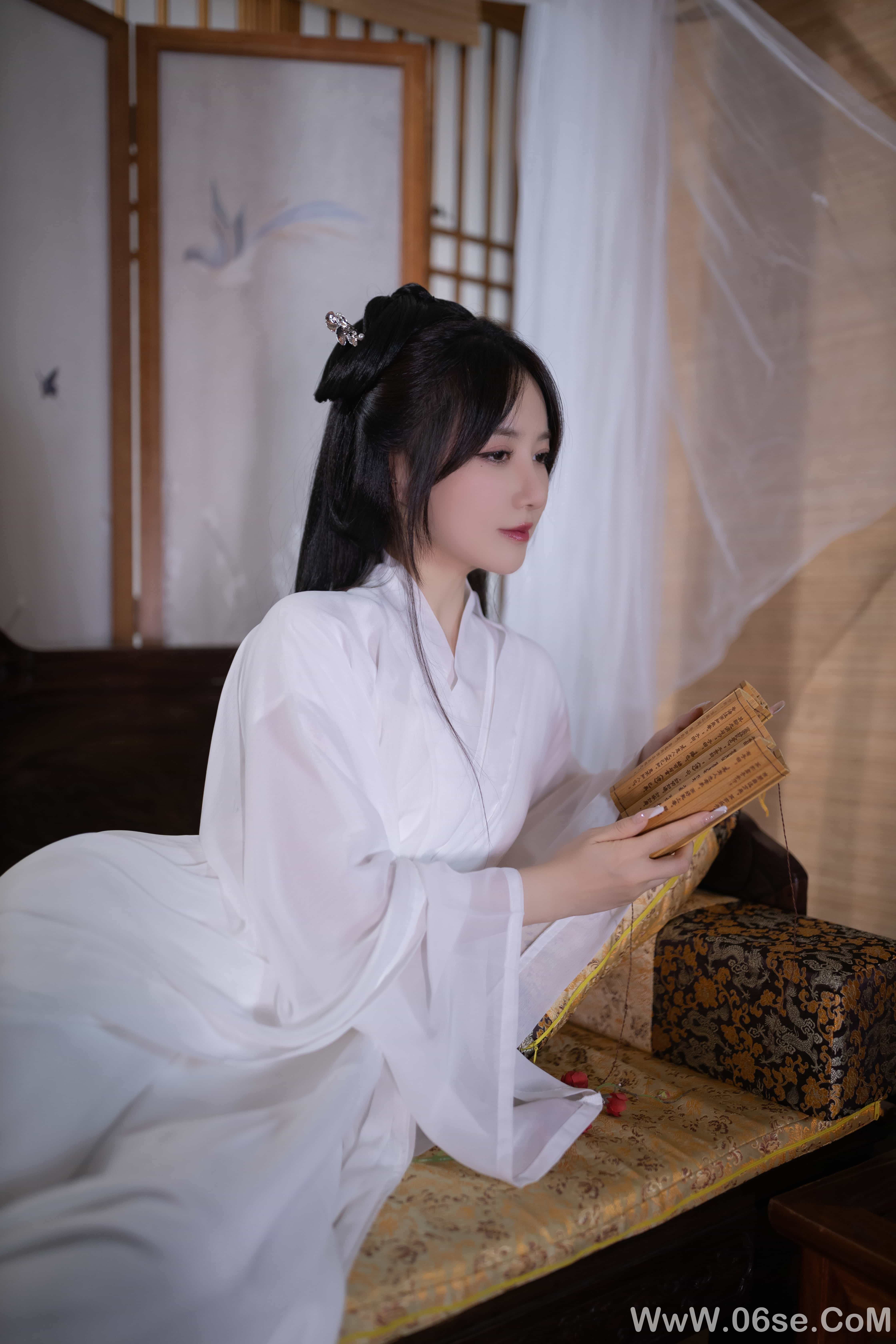 图片[118]-秀人名模鱼子酱Fish内部私购未上架《双女古装剧情》写真[153P]-六色网