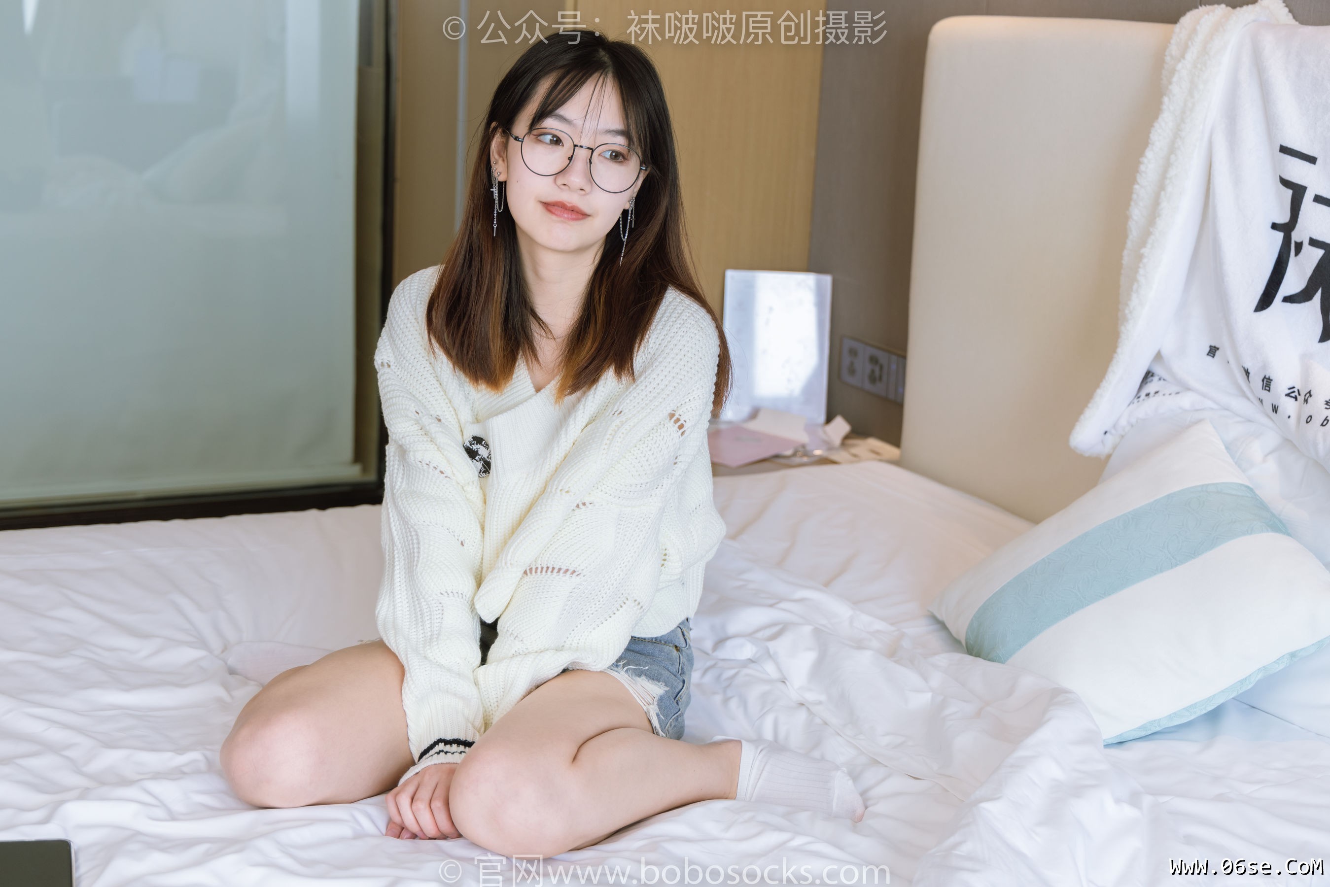 图片[34]-BoBoSocks袜啵啵 No.222 小甜豆-长靴、白棉袜、裸足[180P]-六色网