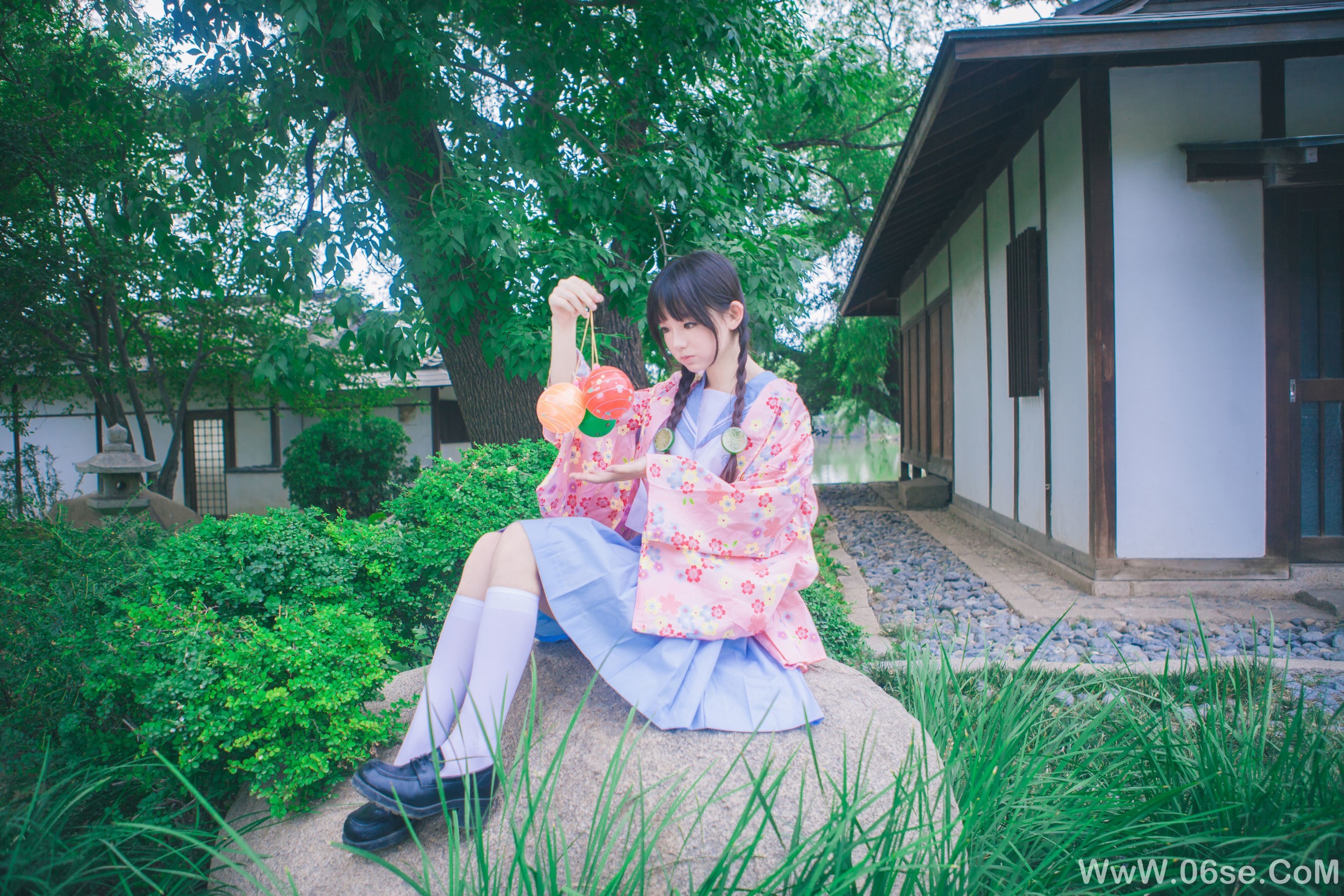 图片[7]-可爱妹妹樱群 和服[17P]-六色网