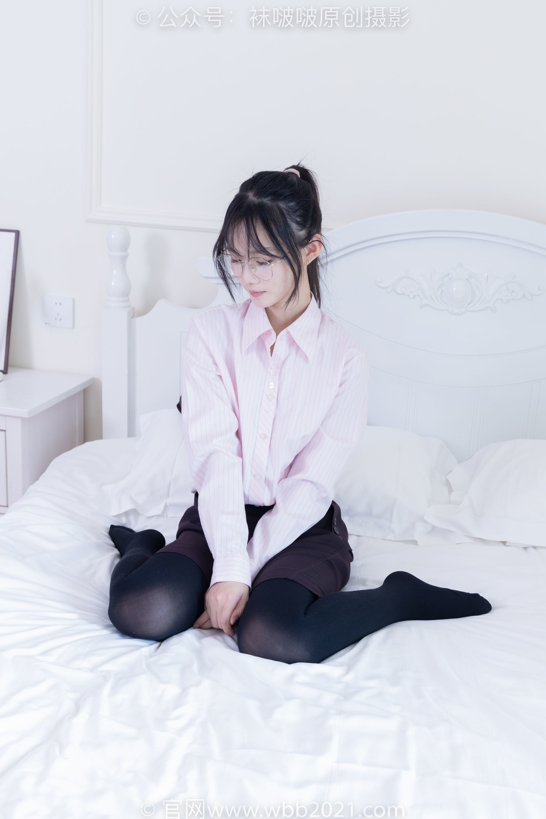 图片[106]-BoBoSocks袜啵啵 No.362 甜甜圈 -两双皮鞋、厚肉丝、厚黑丝、ol制服[230P]-六色网