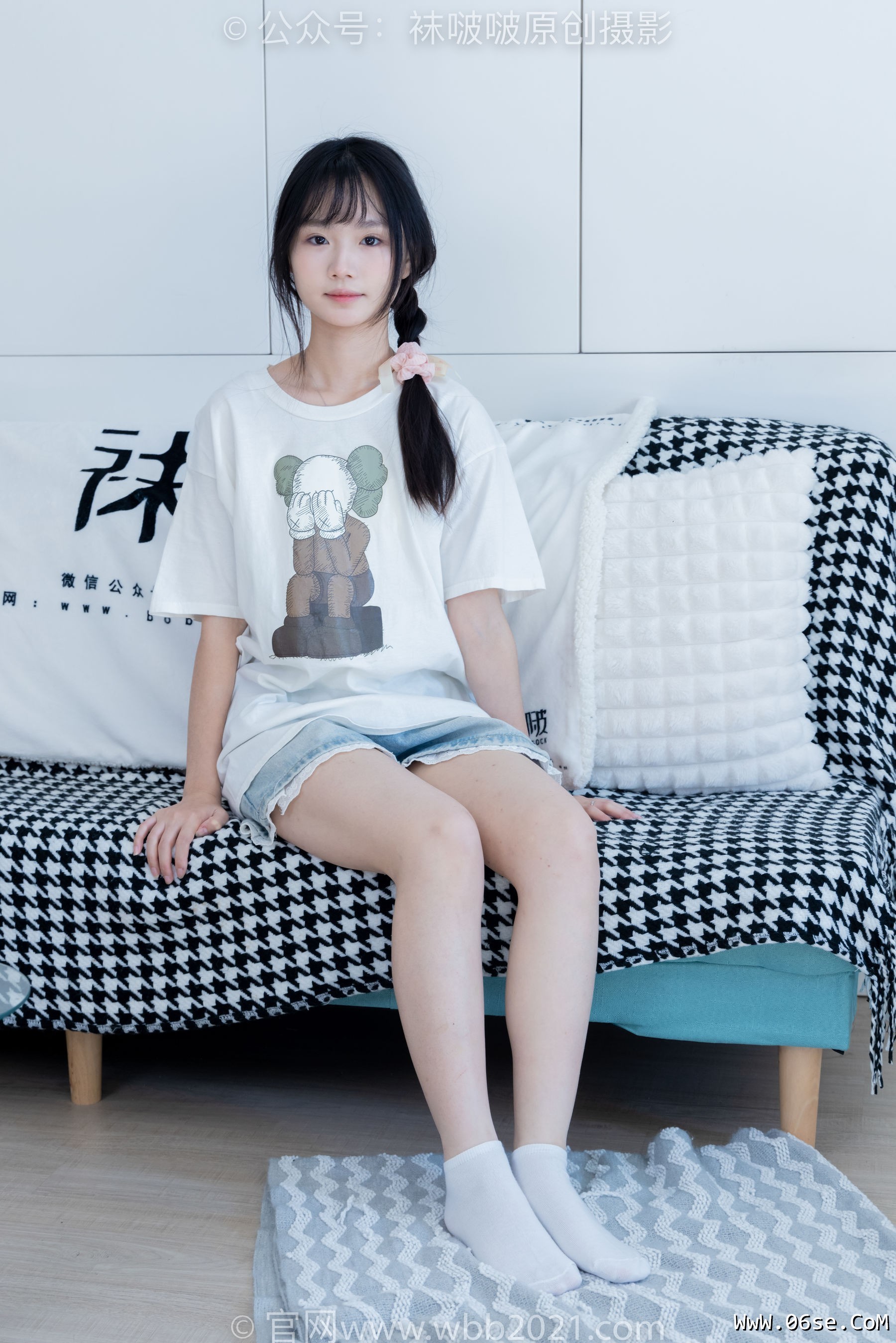 图片[92]-BoBoSocks袜啵啵 No.331 甜甜圈 -板鞋、白棉袜、裸足[144P]-六色网