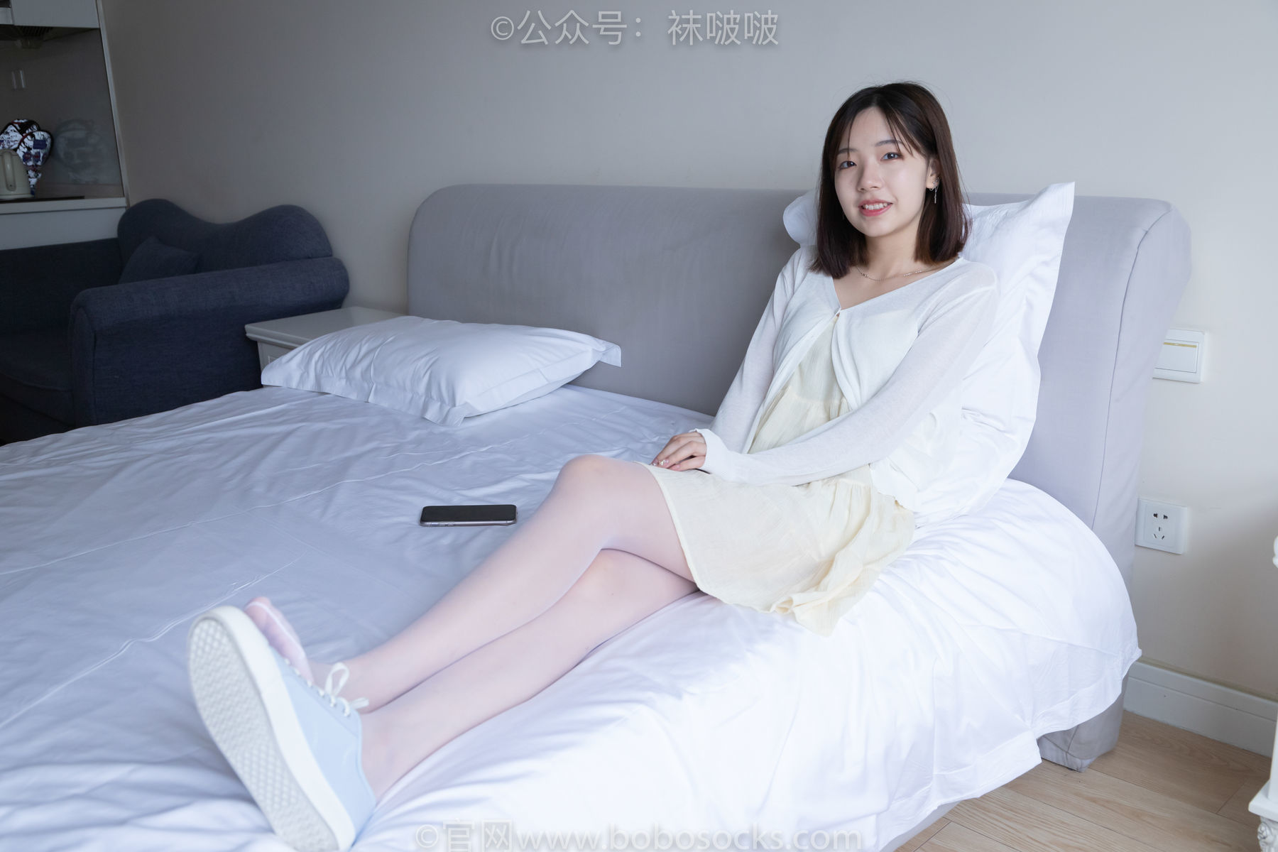 图片[60]-BoBoSocks袜啵啵 No.005 小甜豆-帆布鞋、薄白丝[133P]-六色网