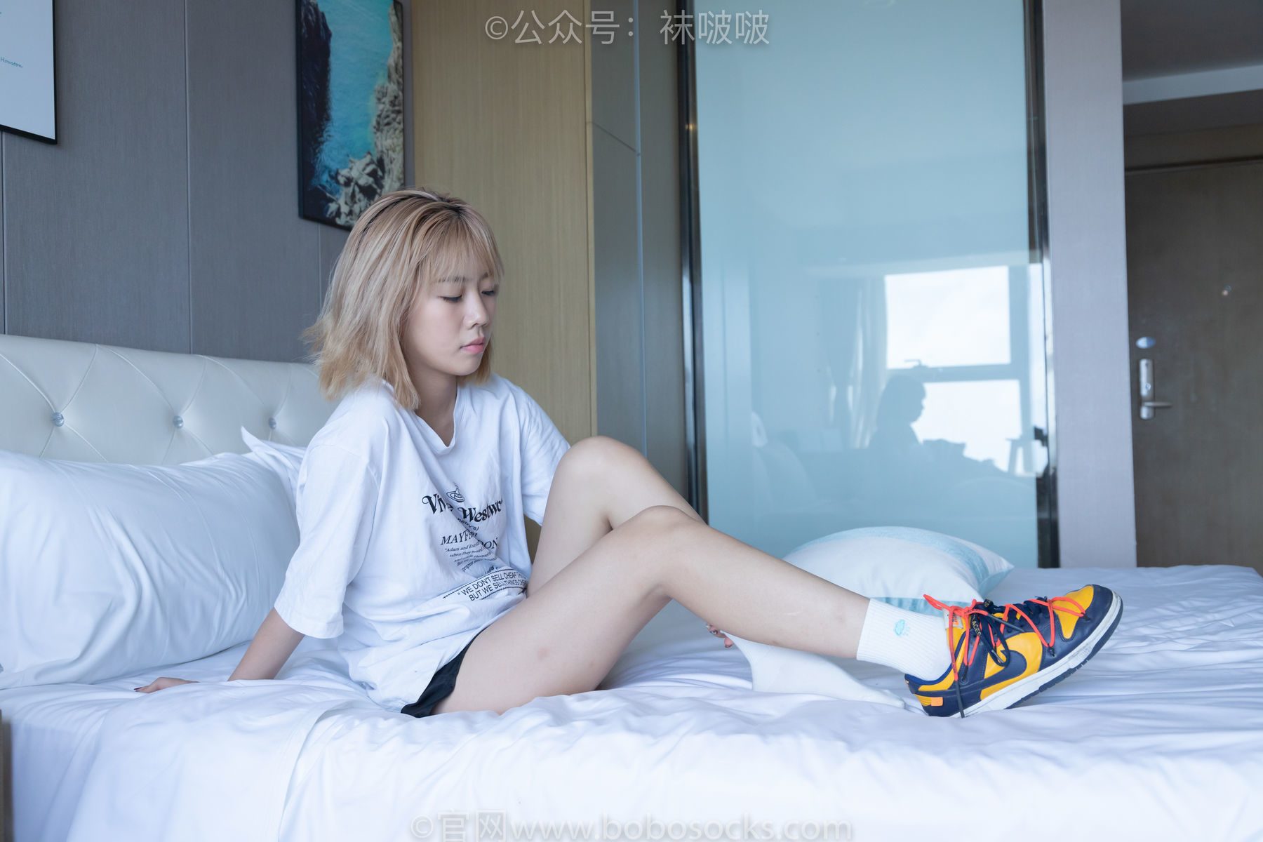 图片[30]-BoBoSocks袜啵啵 No.009 果冻-耐克板鞋、白棉袜、裸足[130P]-六色网