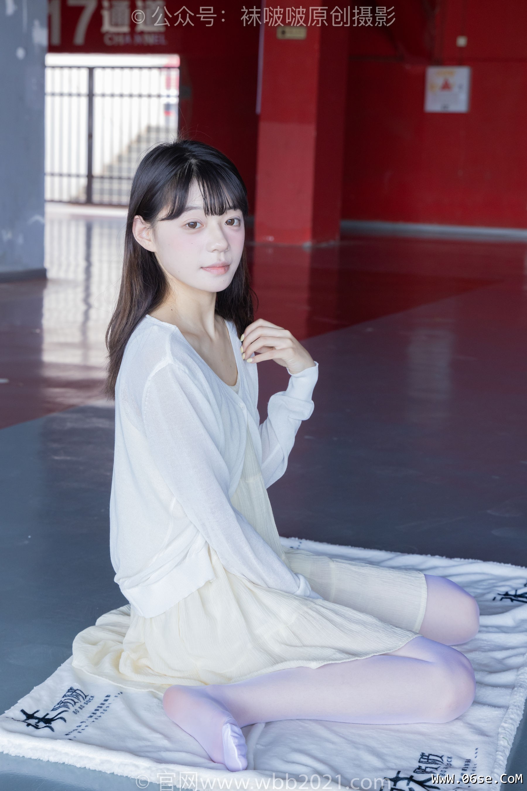 图片[137]-BoBoSocks袜啵啵 No.395 糯米 -板鞋、白丝[145P]-六色网