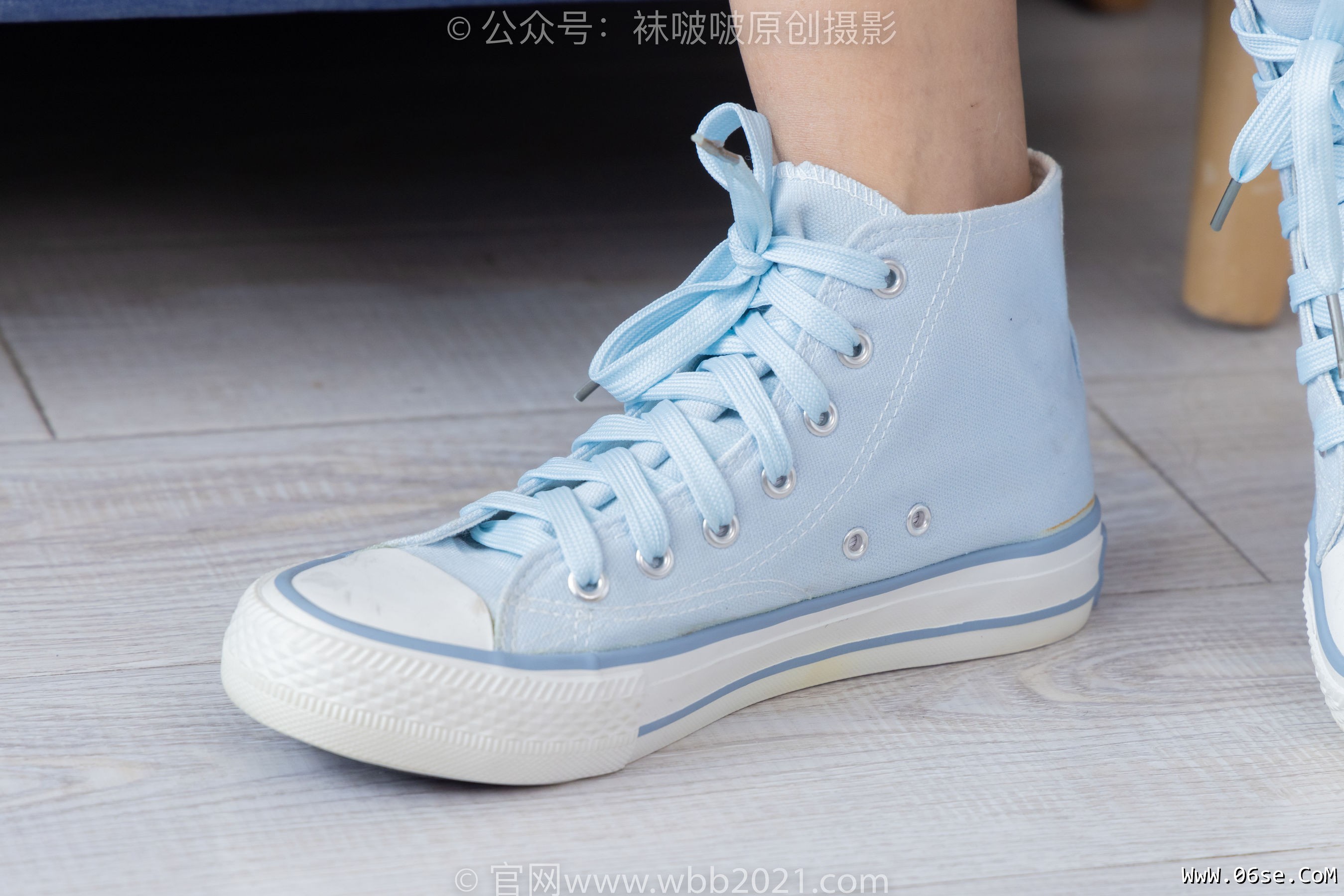 图片[219]-BoBoSocks袜啵啵 No.301 奶油 -两双板鞋、白棉袜、短黑丝、裸足[240P]-六色网