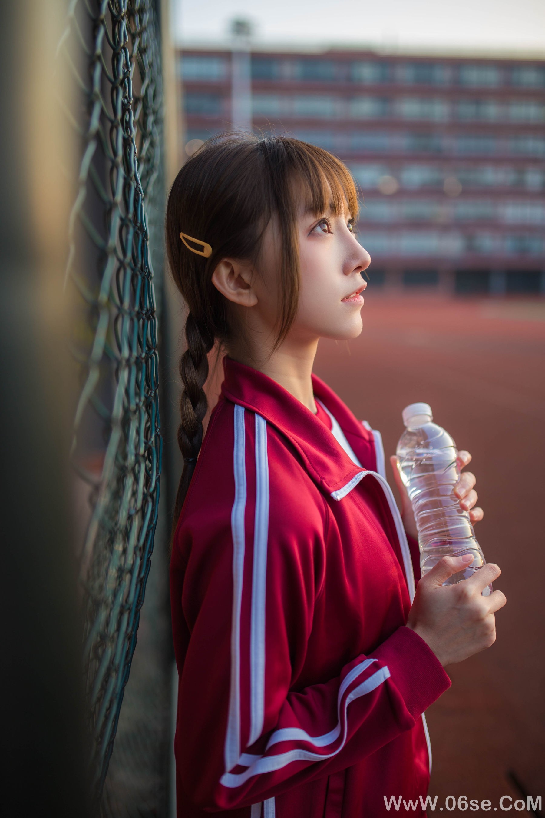 图片[2]-动漫博主Kitaro_绮太郎 红色运动服女孩[13P]-六色网