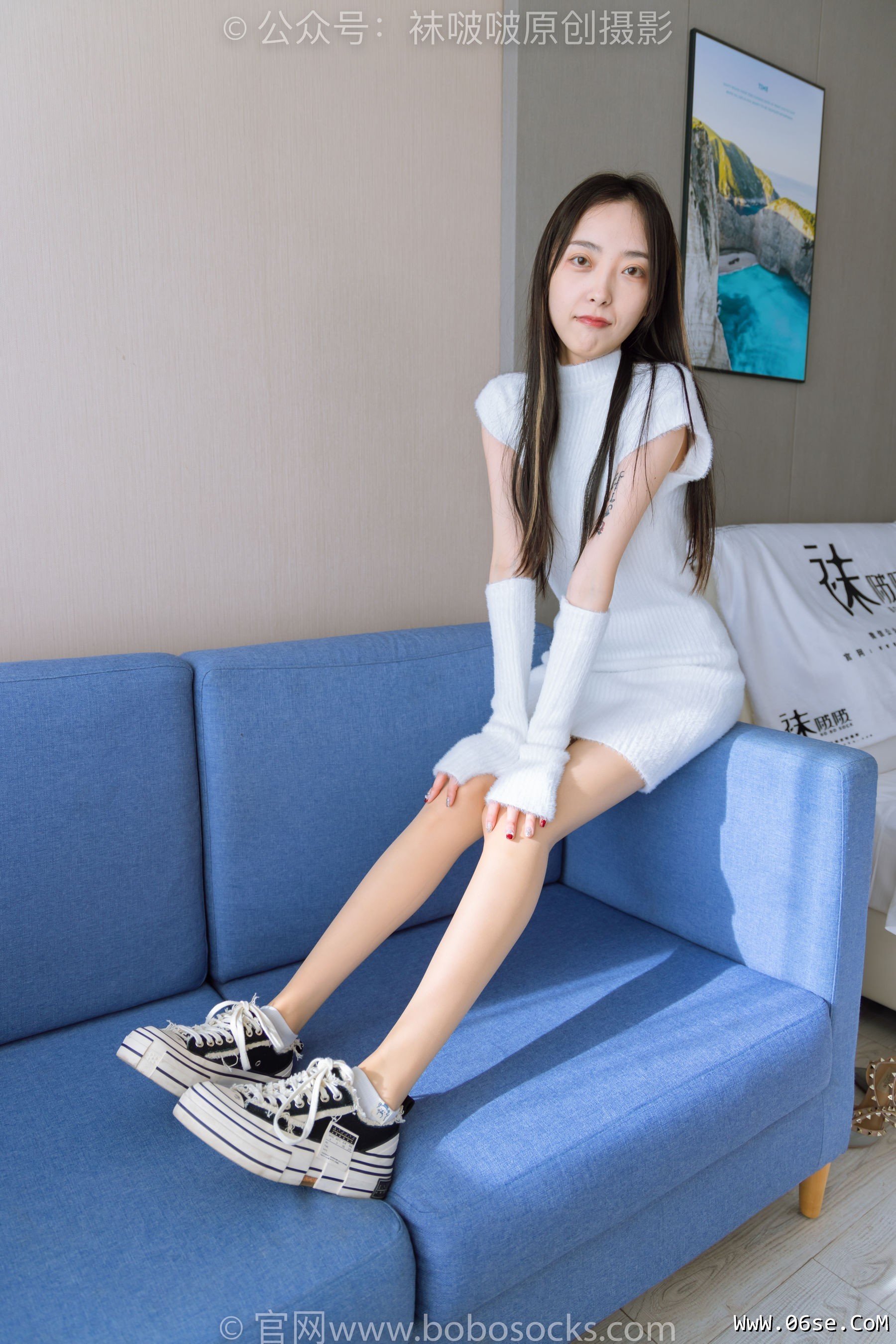 图片[144]-BoBoSocks袜啵啵 No.173 稚予-高跟鞋、板鞋、白丝、肉丝、白棉袜[149P]-六色网