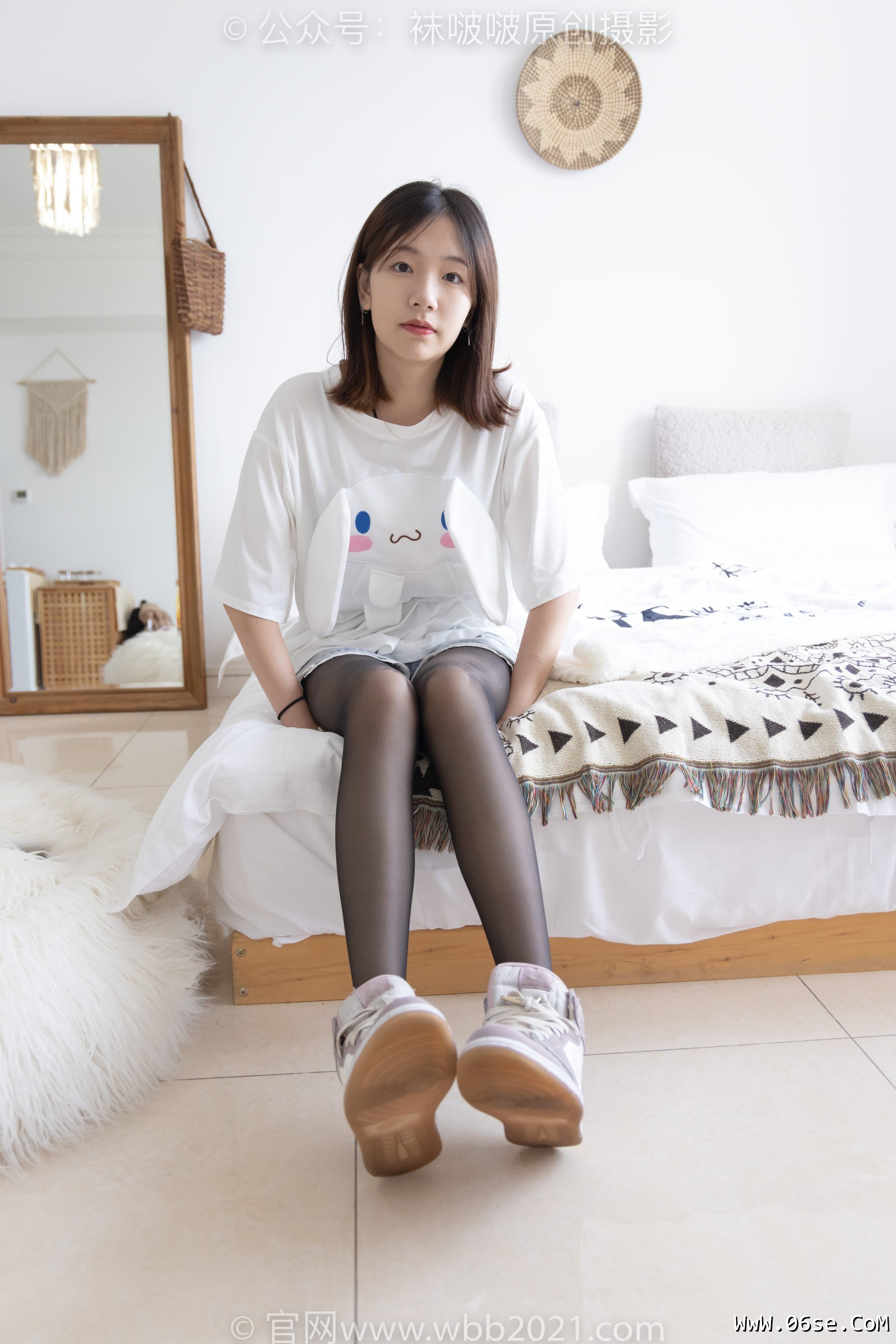 图片[89]-BoBoSocks袜啵啵 No.233 小甜豆-板鞋、黑丝[142P]-六色网