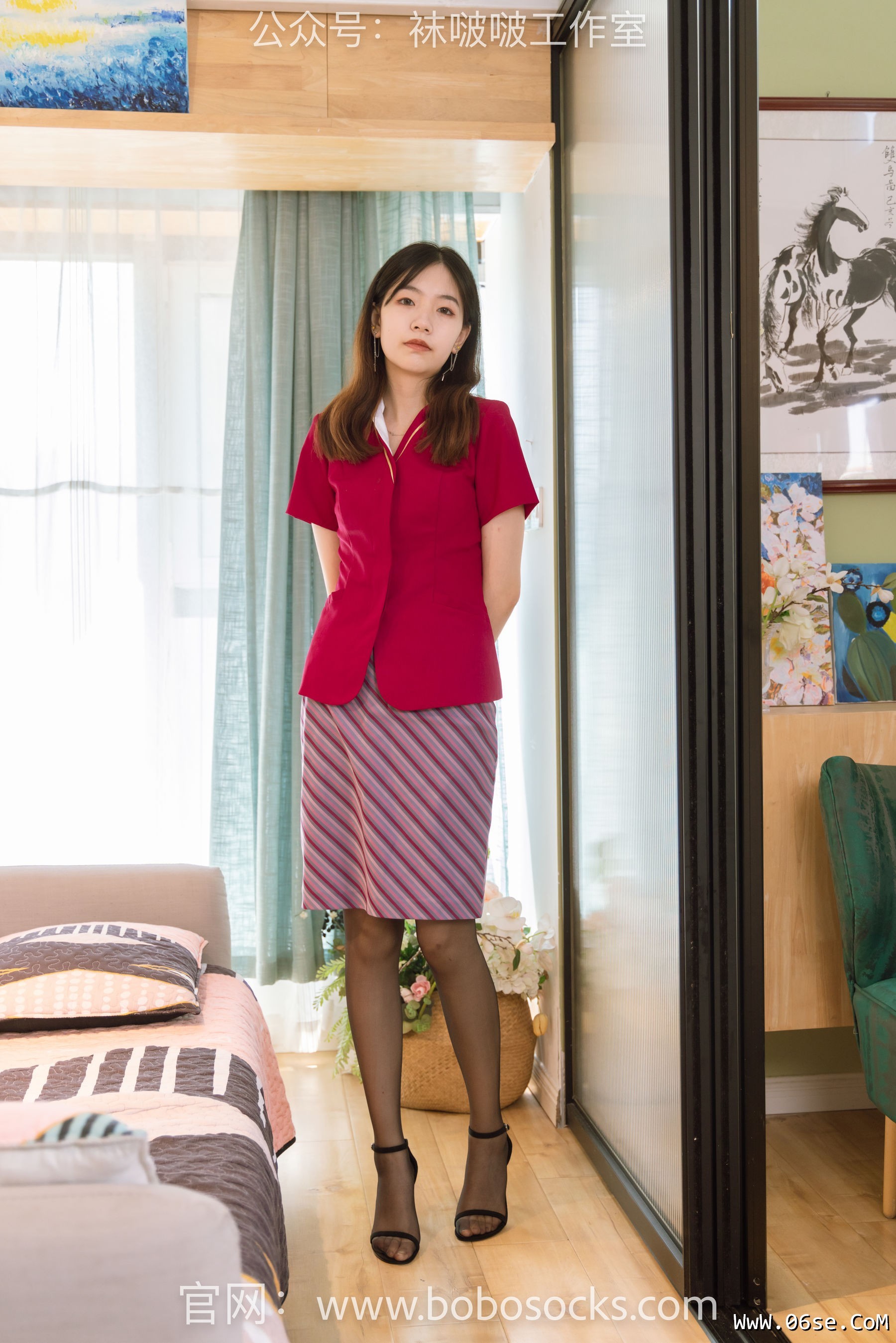 图片[91]-BoBoSocks袜啵啵 No.099 小甜豆-高跟鞋、黑丝、白丝[140P]-六色网