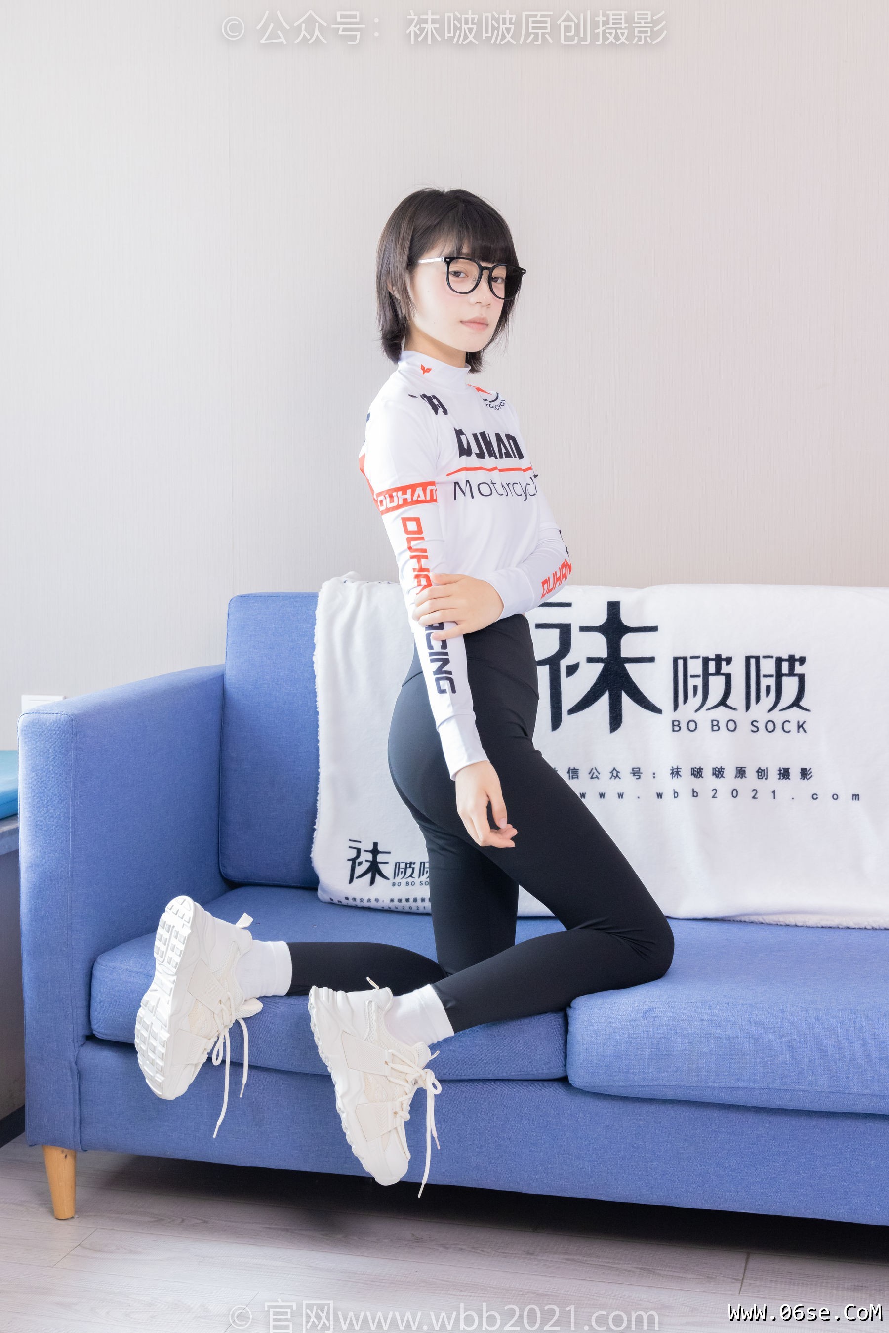 图片[24]-BoBoSocks袜啵啵 No.410 糯米 -运动鞋、白棉袜、肉丝、瑜伽裤裤里丝[145P]-六色网
