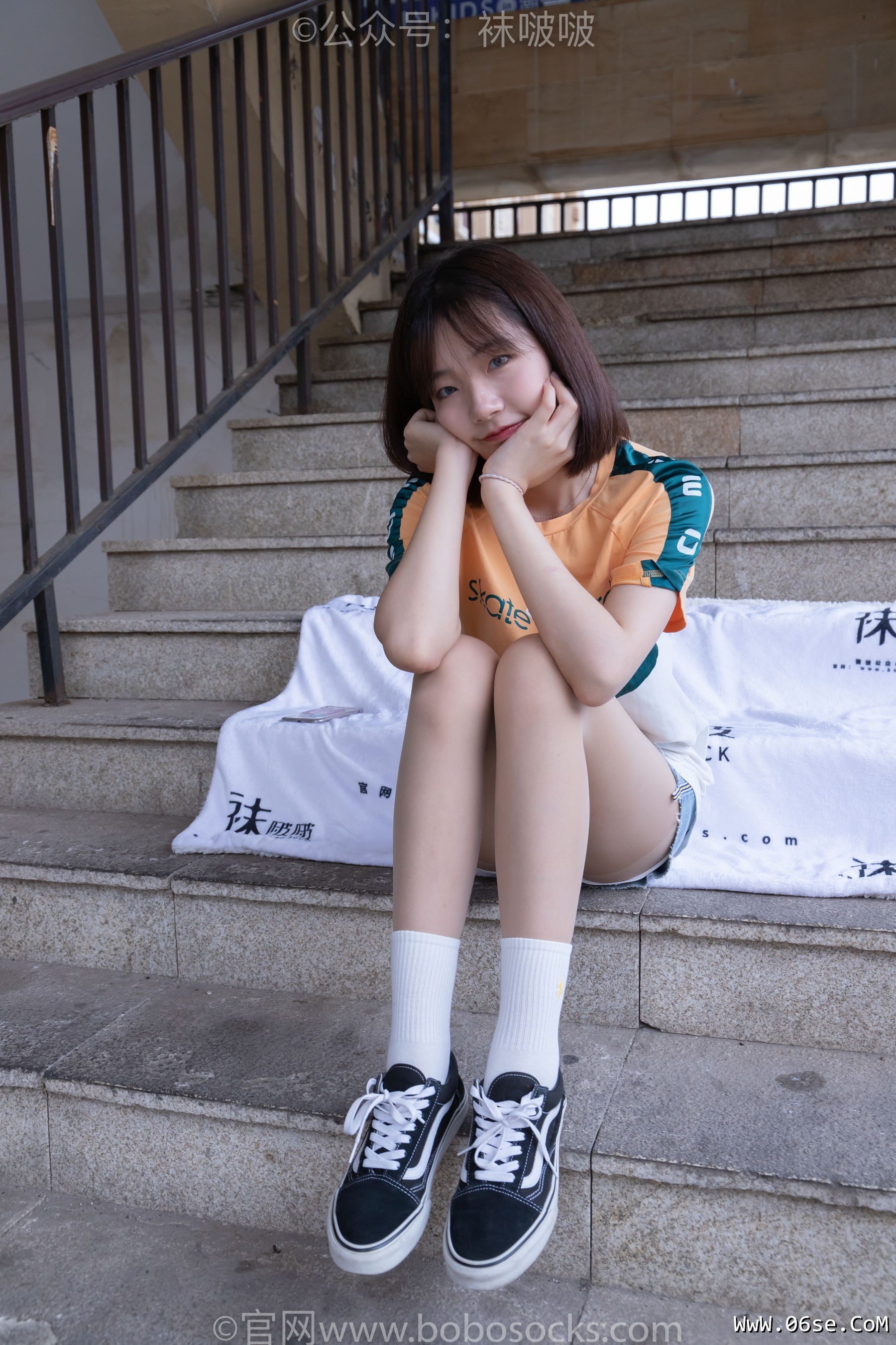 图片[30]-BoBoSocks袜啵啵 No.069 小甜豆-vans板鞋、白棉袜、肉丝[135P]-六色网