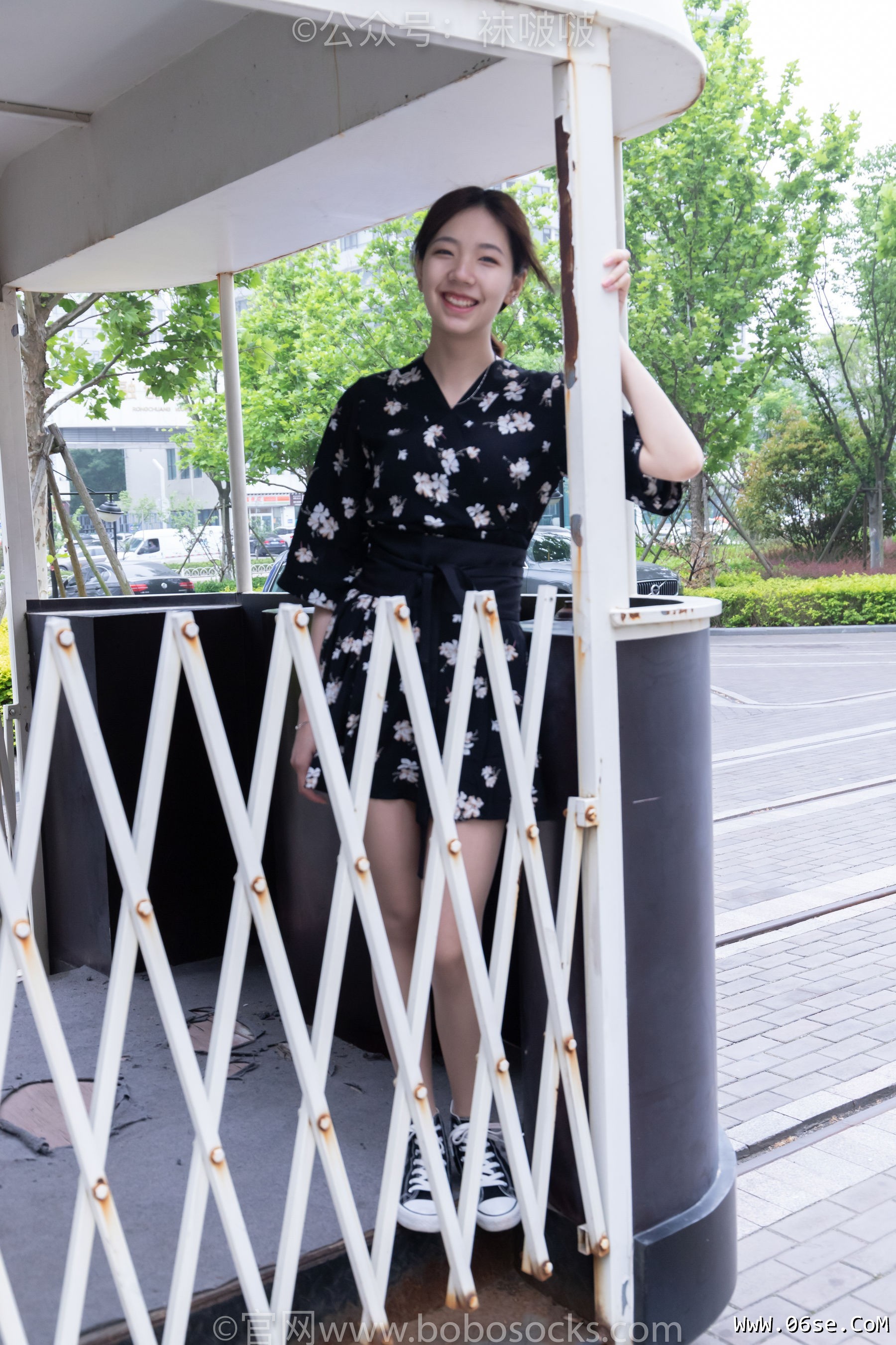 图片[12]-BoBoSocks袜啵啵 No.013 小甜豆-匡威帆布鞋、浅灰色短棉袜、肉丝[132P]-六色网