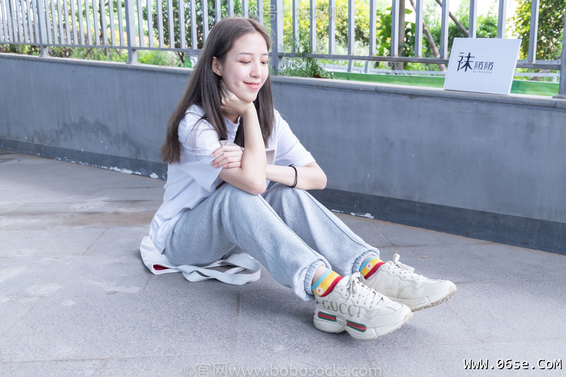 图片[35]-BoBoSocks袜啵啵 No.012 泡芙-运动鞋、白棉袜、裸足[132P]-六色网