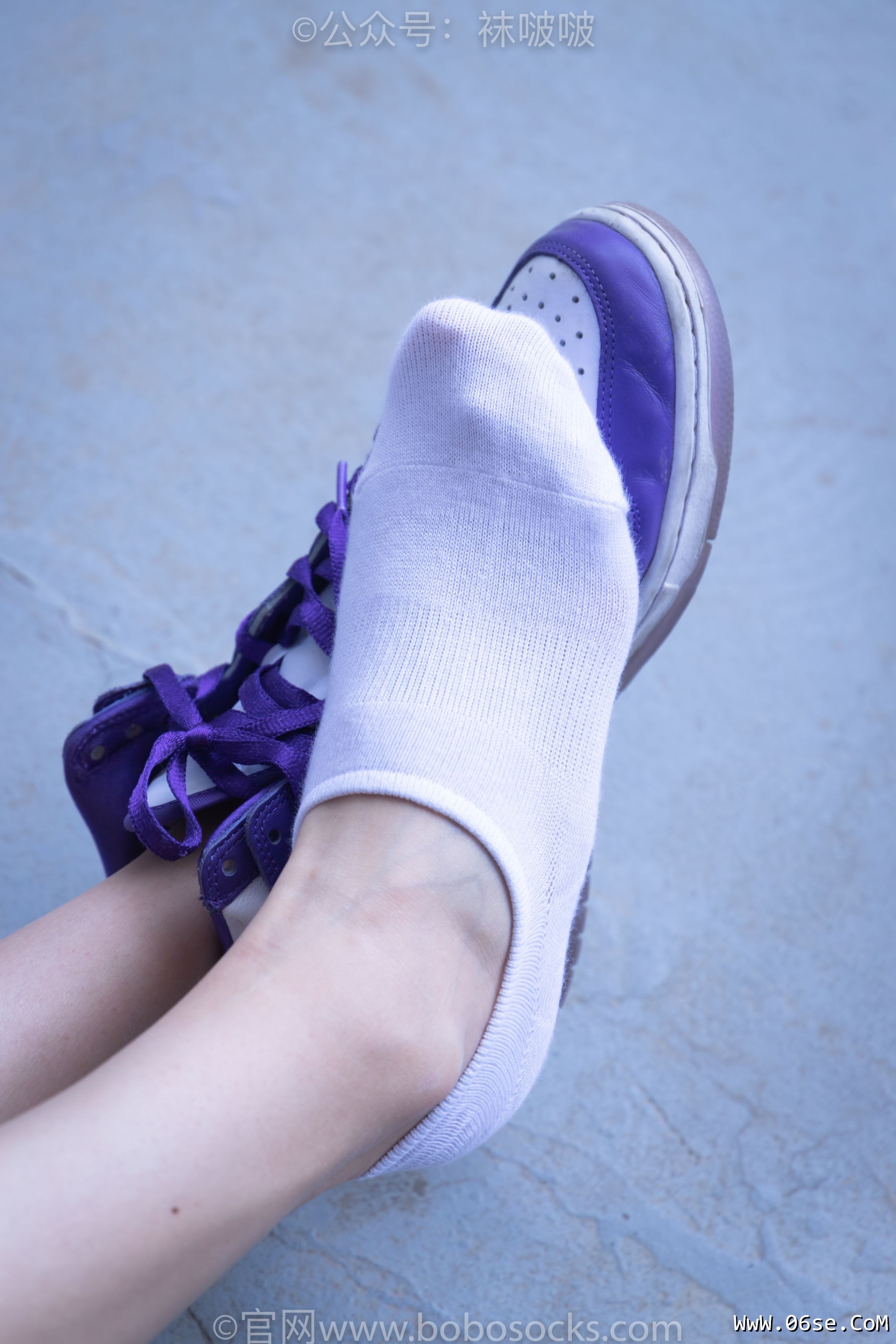 图片[38]-BoBoSocks袜啵啵 积分限定作品002 泡芙- AJ、白色棉质船袜、裸足[135P]-六色网