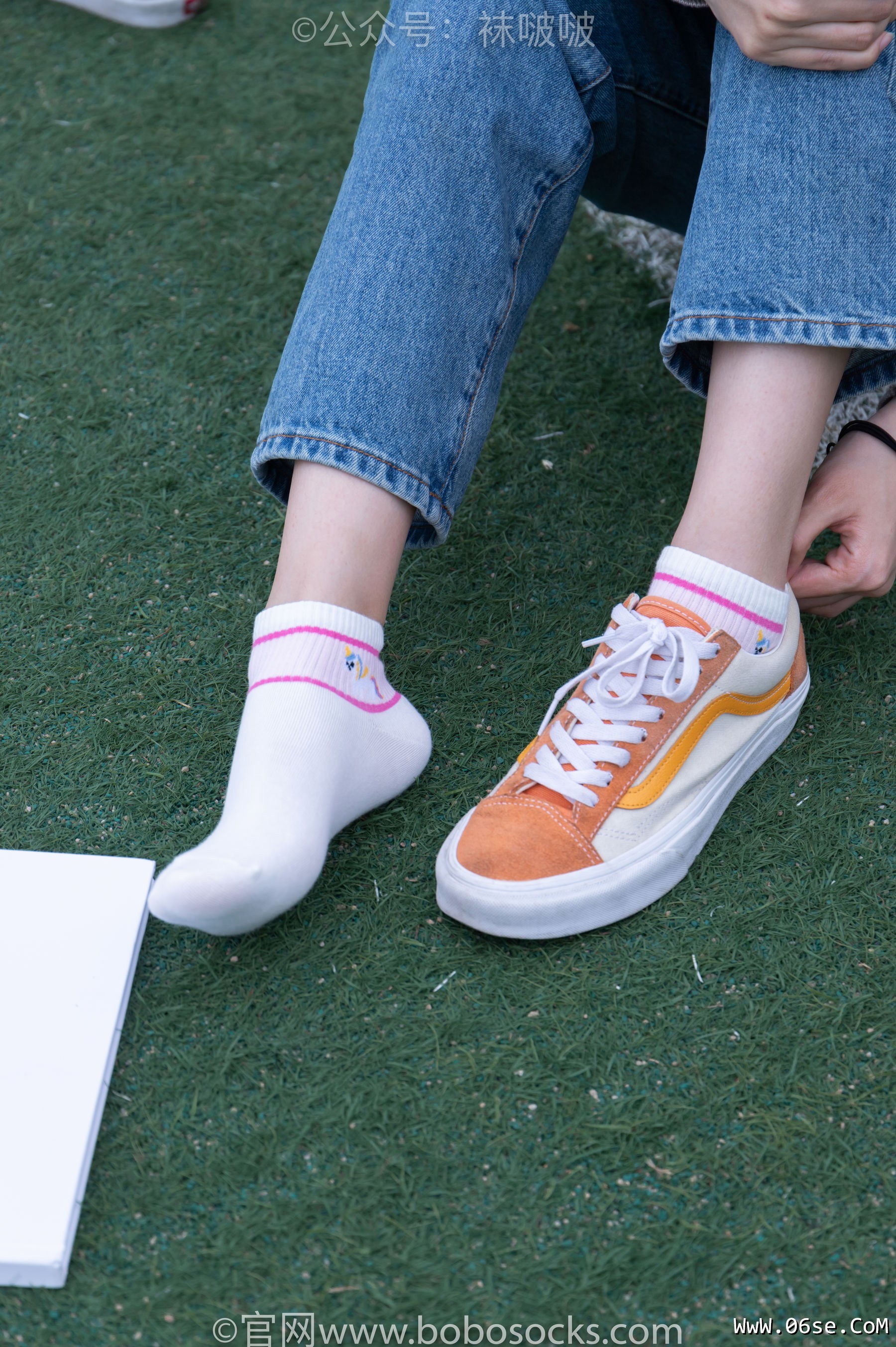 图片[112]-BoBoSocks袜啵啵 No.004 泡芙-vans帆布鞋、白棉袜、裸足[127P]-六色网