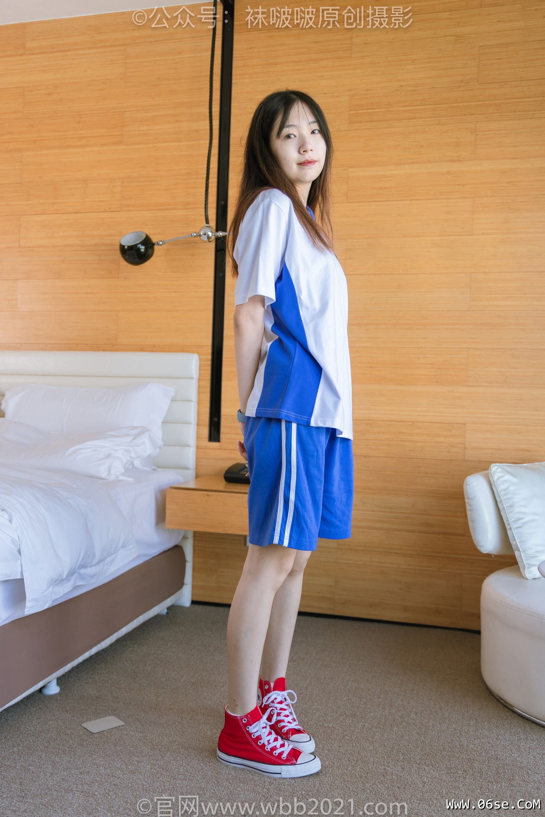 图片[24]-BoBoSocks袜啵啵 No.336 小甜豆 -校服、帆布鞋、白棉袜、裸足[140P]-六色网