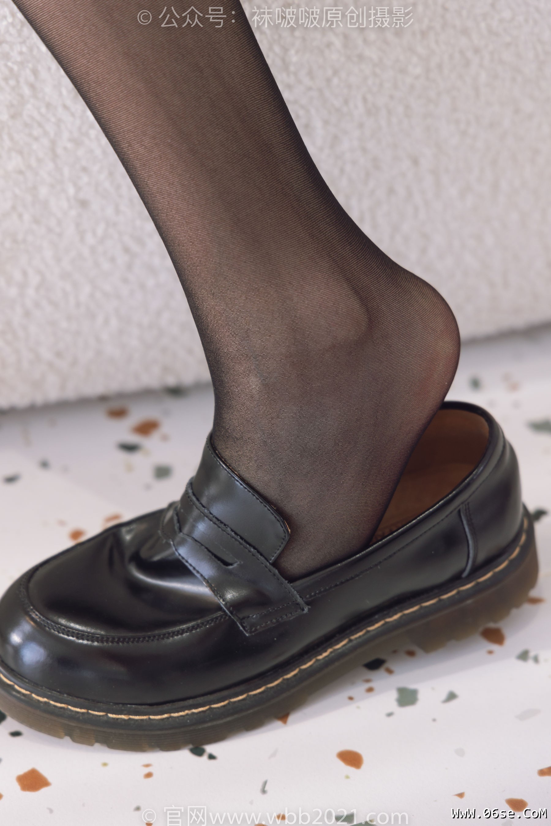 图片[72]-BoBoSocks袜啵啵 No.381 小甜豆 -皮鞋、黑丝大腿袜、裸足[140P]-六色网