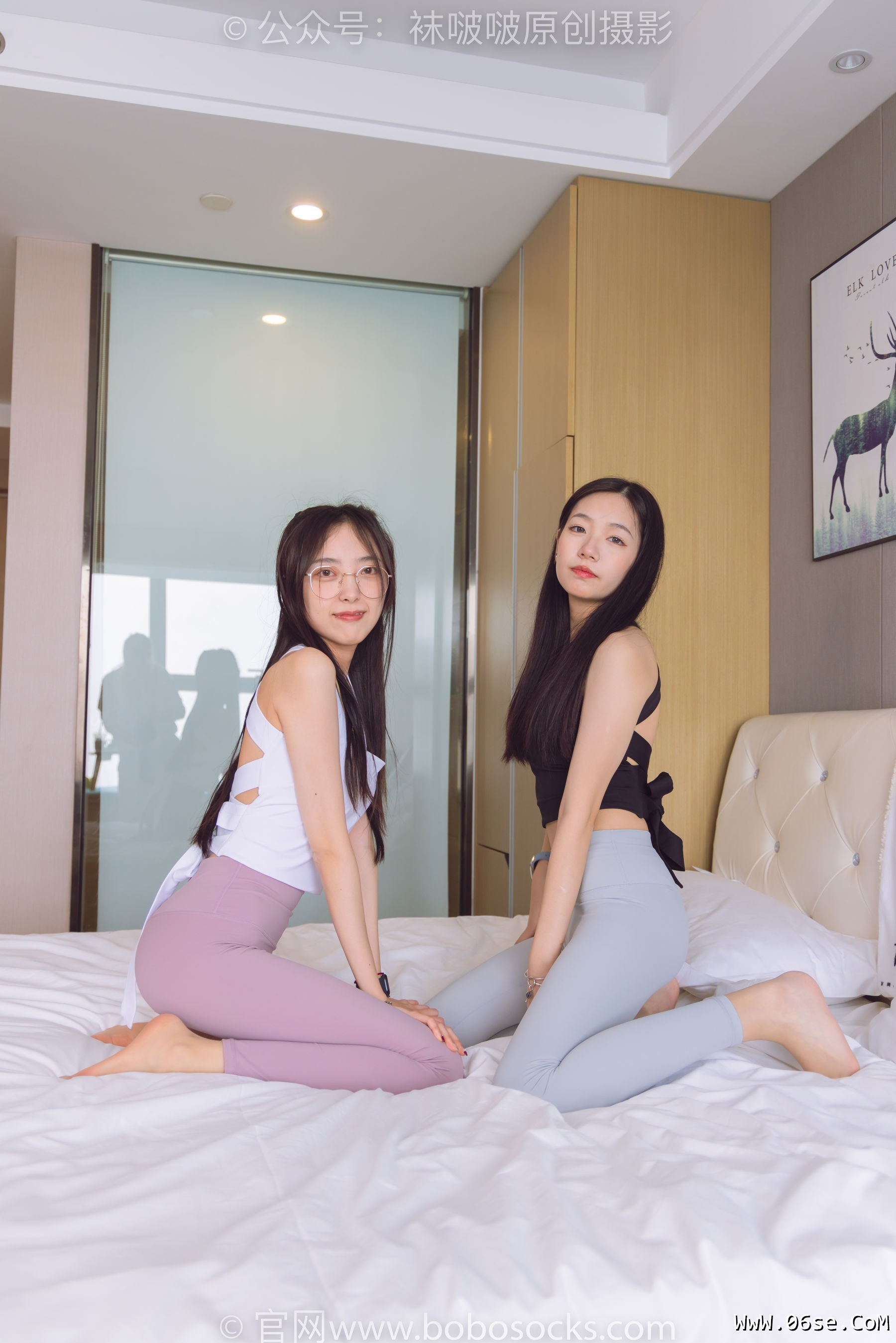 图片[36]-BoBoSocks袜啵啵 No.186 小甜豆稚予-瑜伽裤、运动鞋、肉丝[146P]-六色网