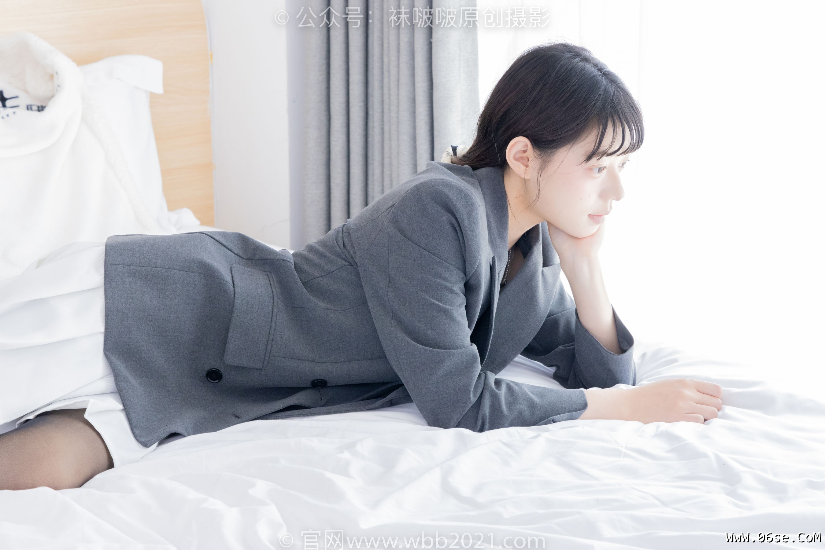 图片[27]-BoBoSocks袜啵啵 No.404 糯米 -板鞋、黑丝、ol风[145P]-六色网
