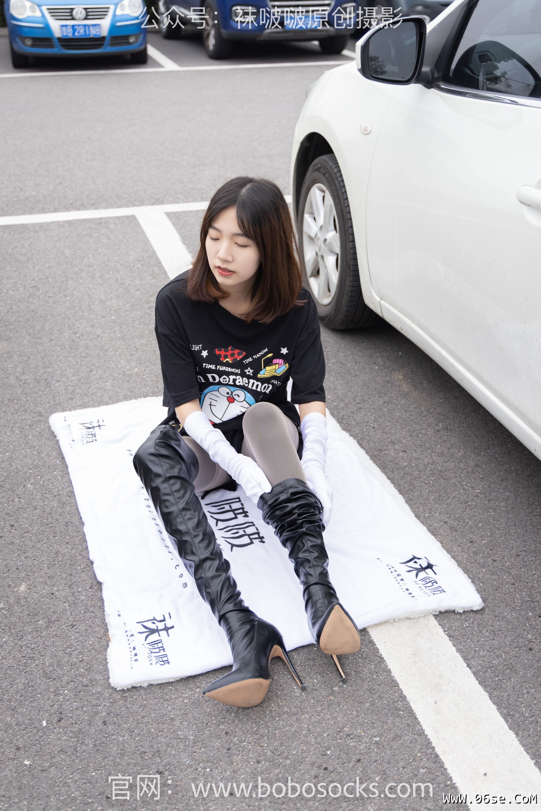 图片[96]-BoBoSocks袜啵啵 No.146 小甜豆-高跟长靴、黑色踩脚裤、肉丝[154P]-六色网