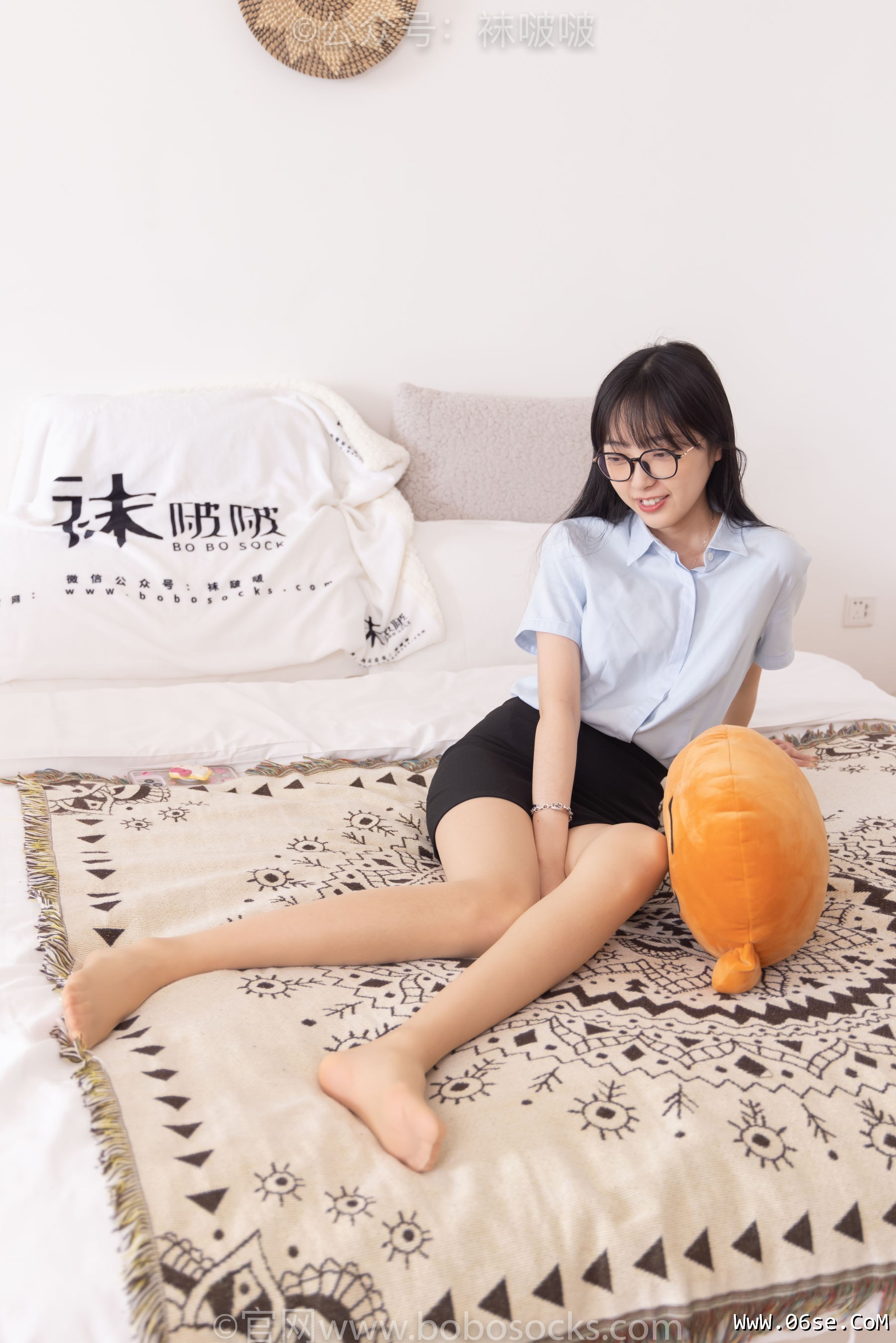 图片[78]-BoBoSocks袜啵啵 No.076 稚予-建行制服、平底鞋、肉丝[134P]-六色网